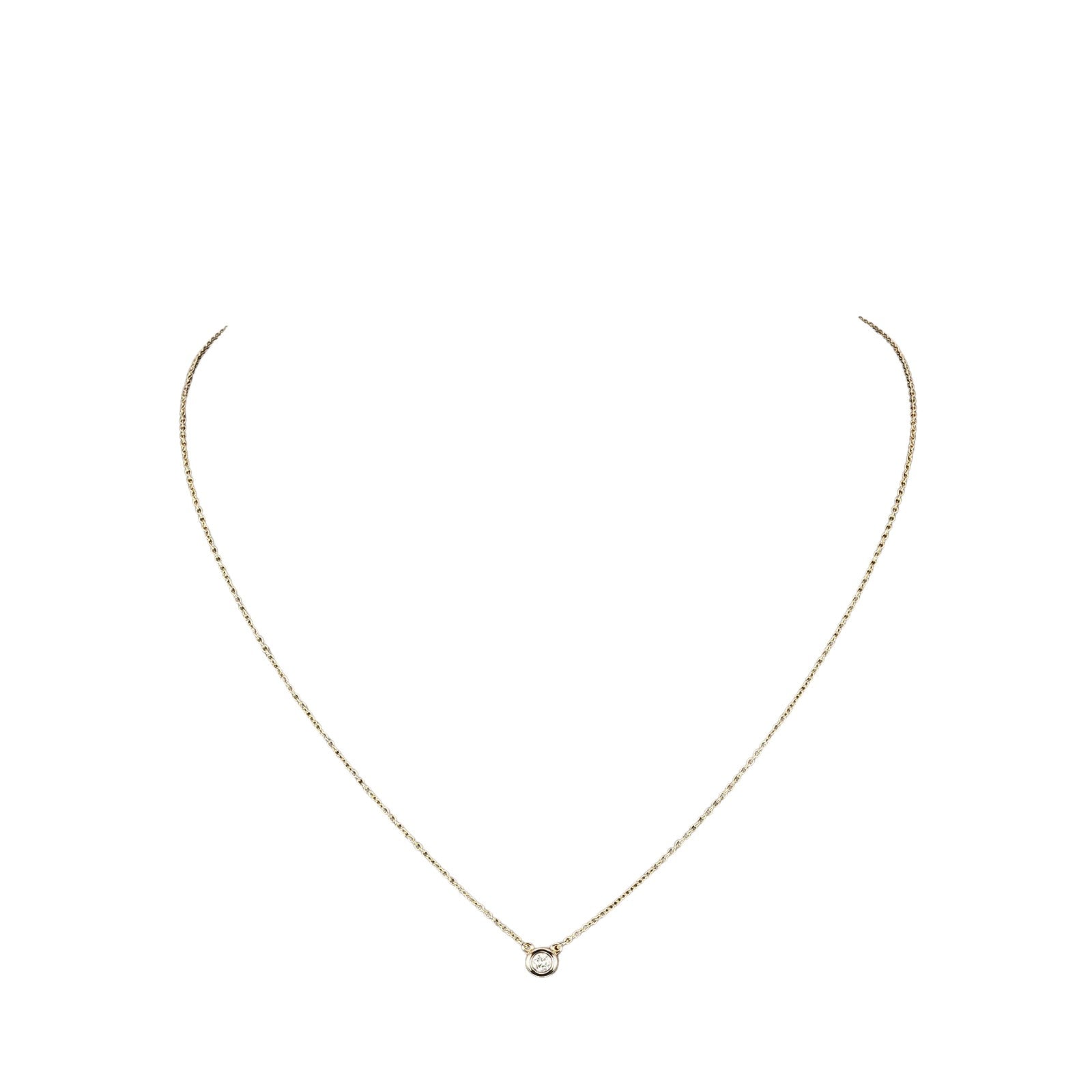 Tiffany & Co By the yard, Gold, Rose Gold, necklace