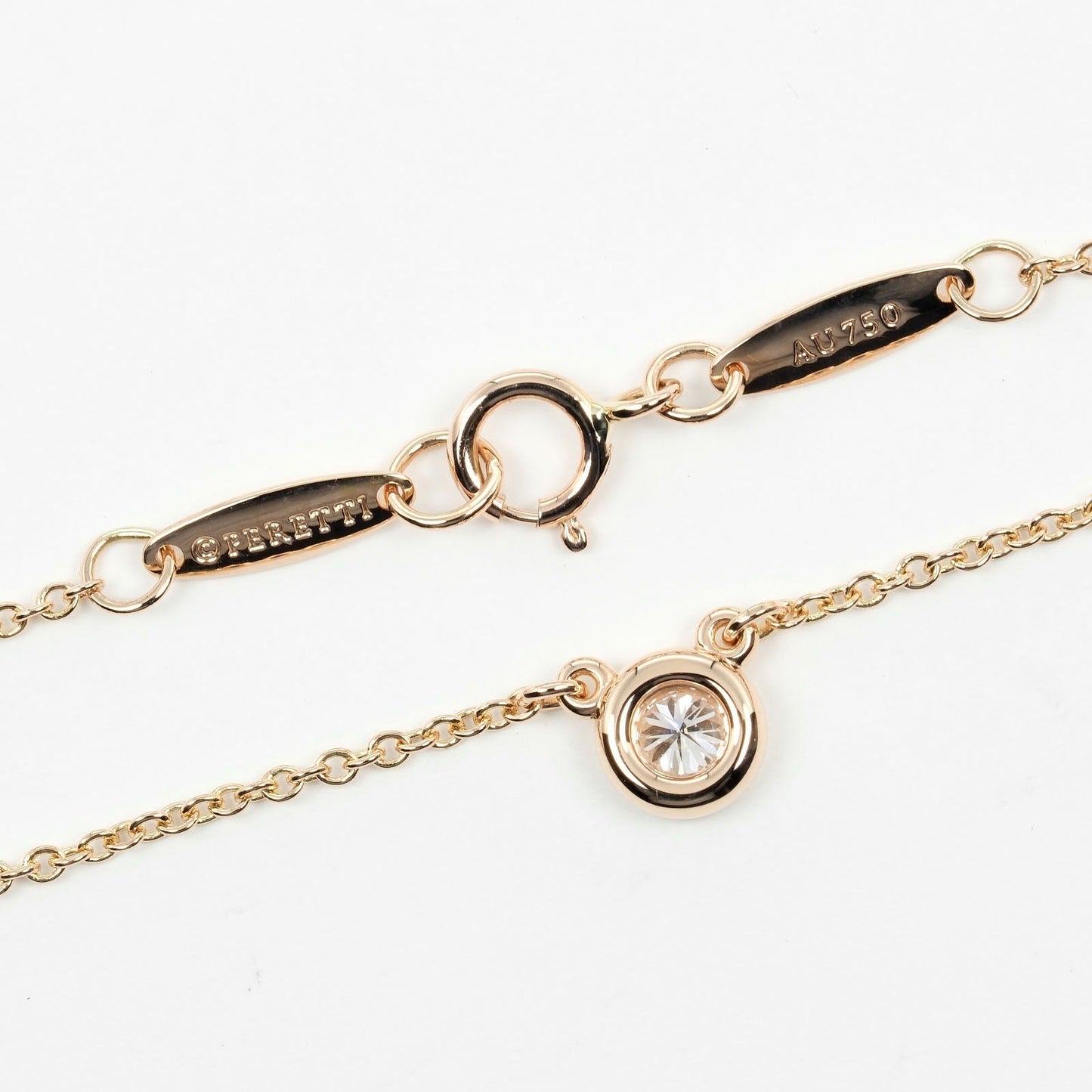 Tiffany & Co By the yard, Gold, Rose Gold, necklace