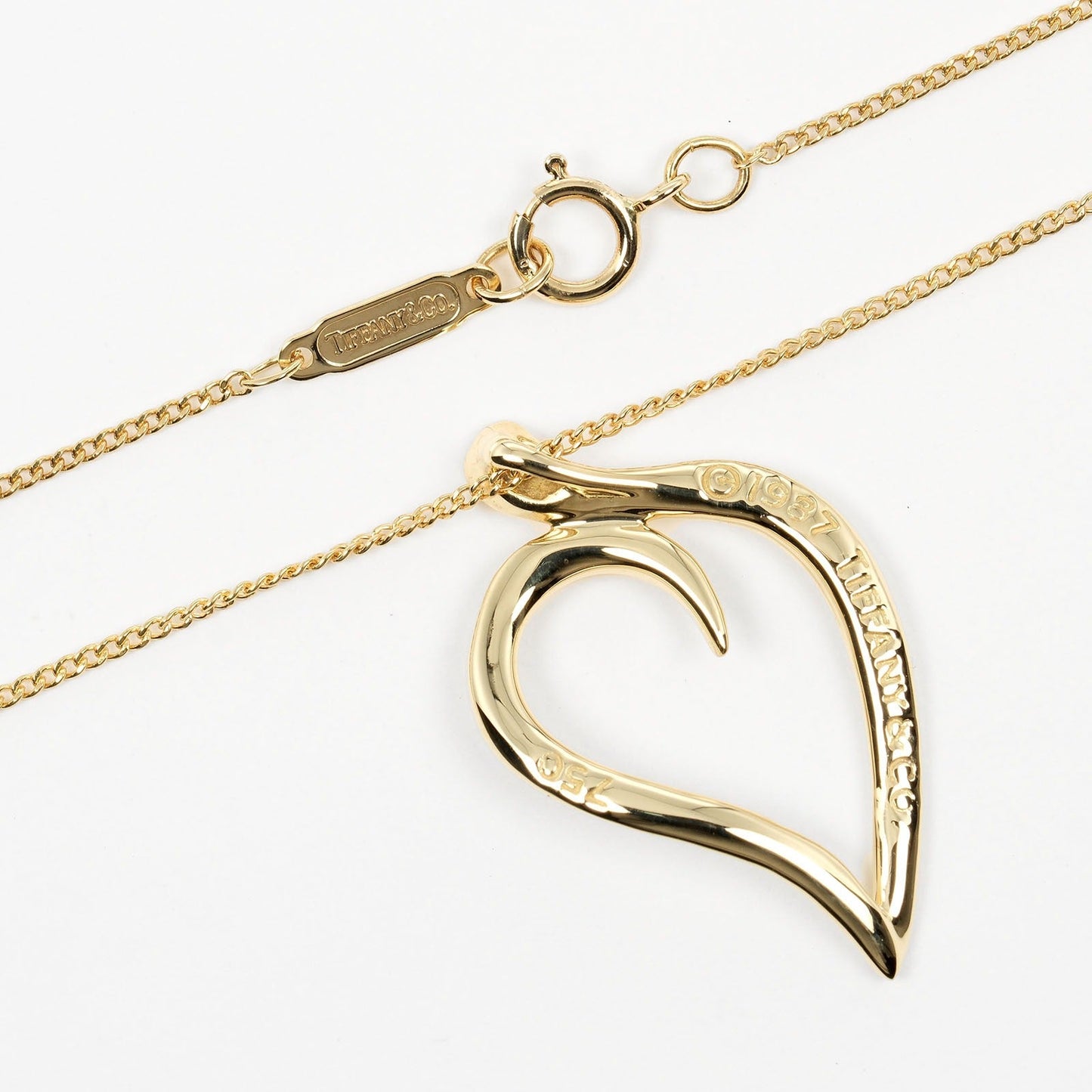 Tiffany & Co Leaf, Gold, Yellow Gold, necklace