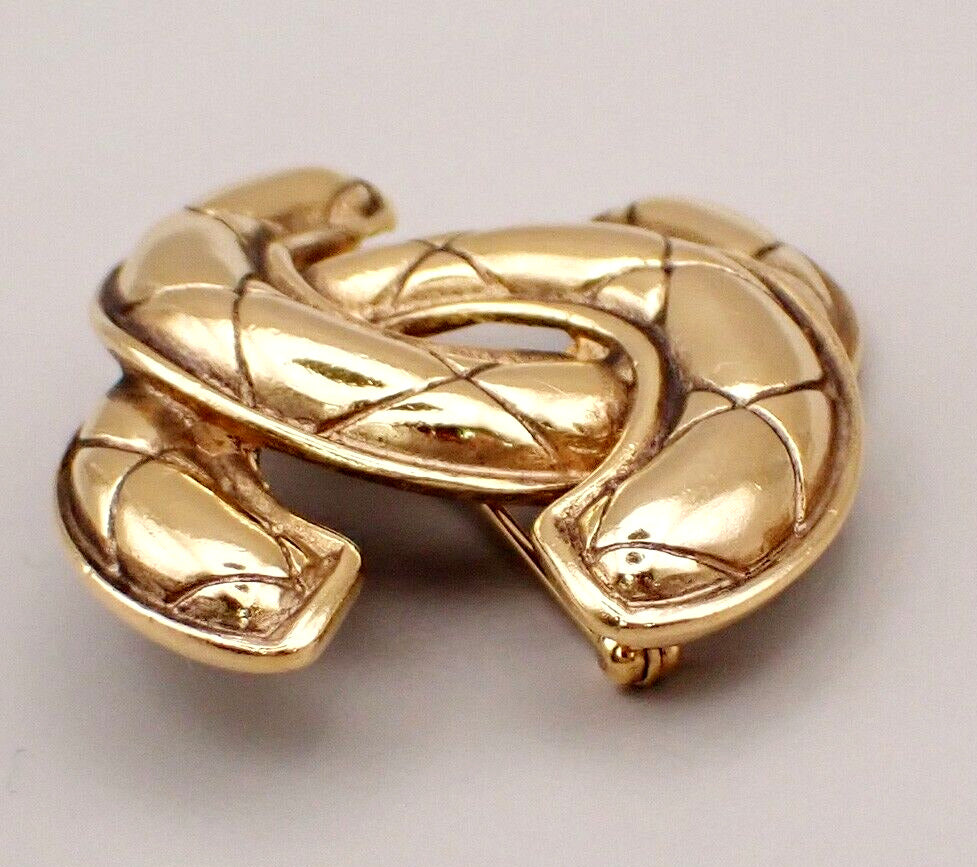 Chanel Coco Mark, Gold, Gold Plated, brooch