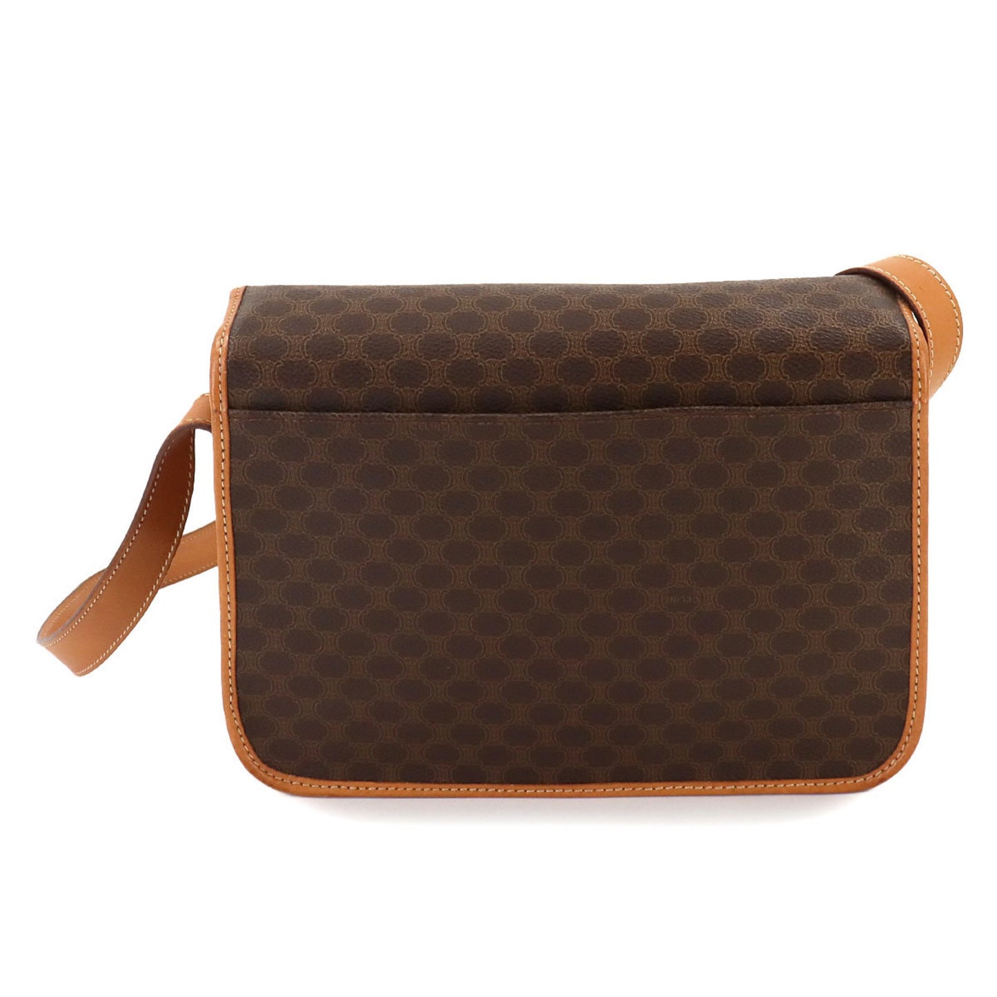 Céline Macadam, Brown, Canvas, shoulder