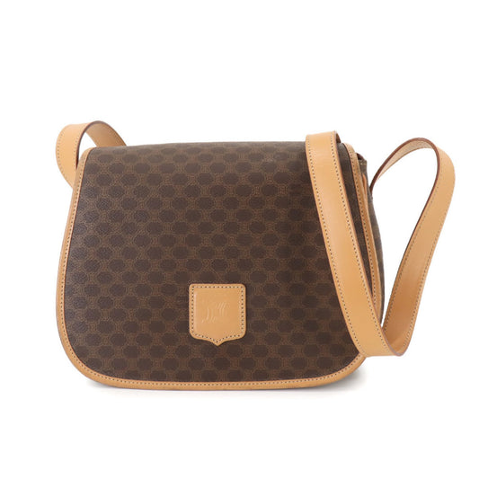 Céline, Brown, Canvas, shoulder