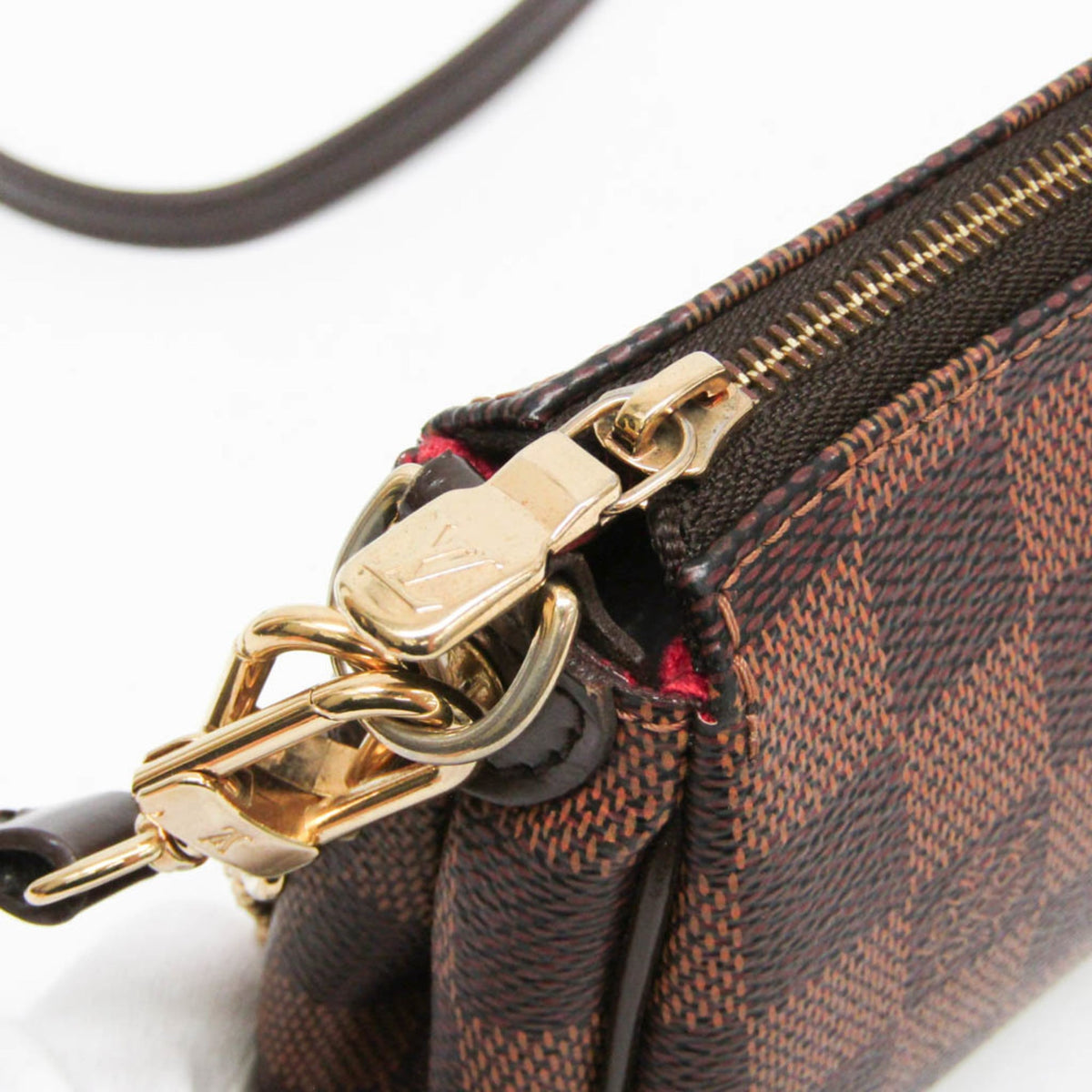 Louis Vuitton Eva Damier, Brown, Canvas, Handbag