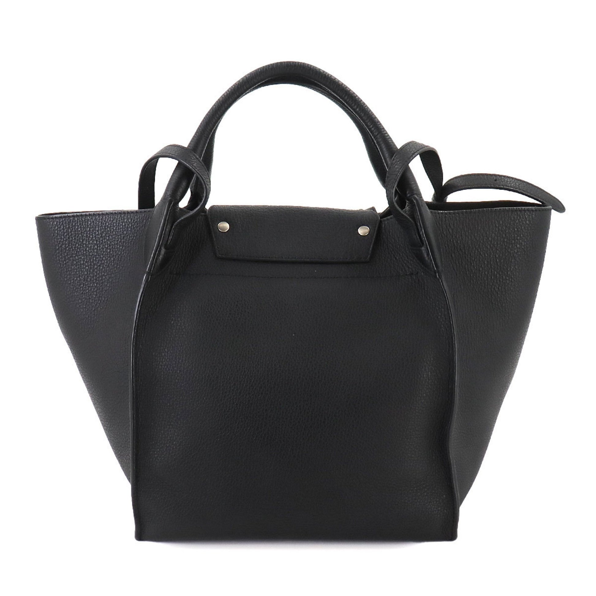 Céline Big bag, Black, Leather, shoulder