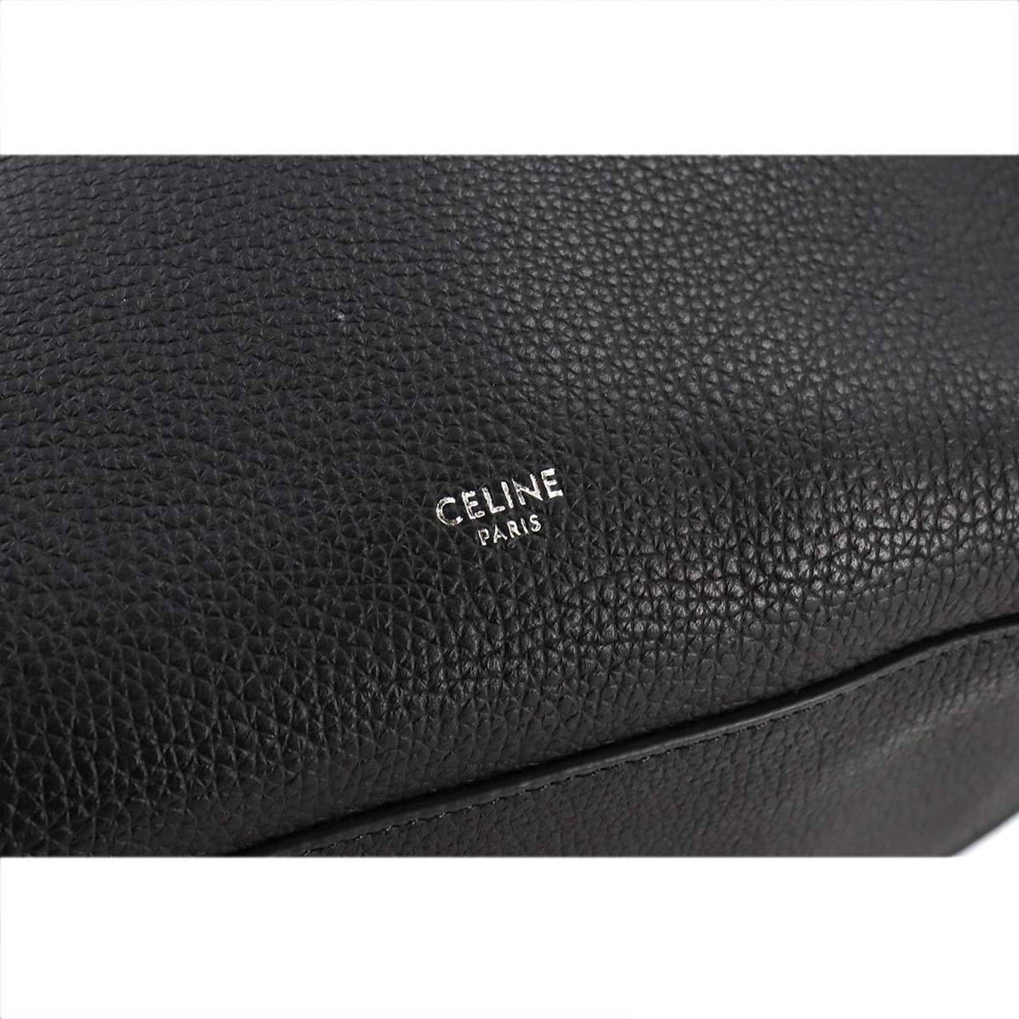 Céline Big bag, Black, Leather, shoulder