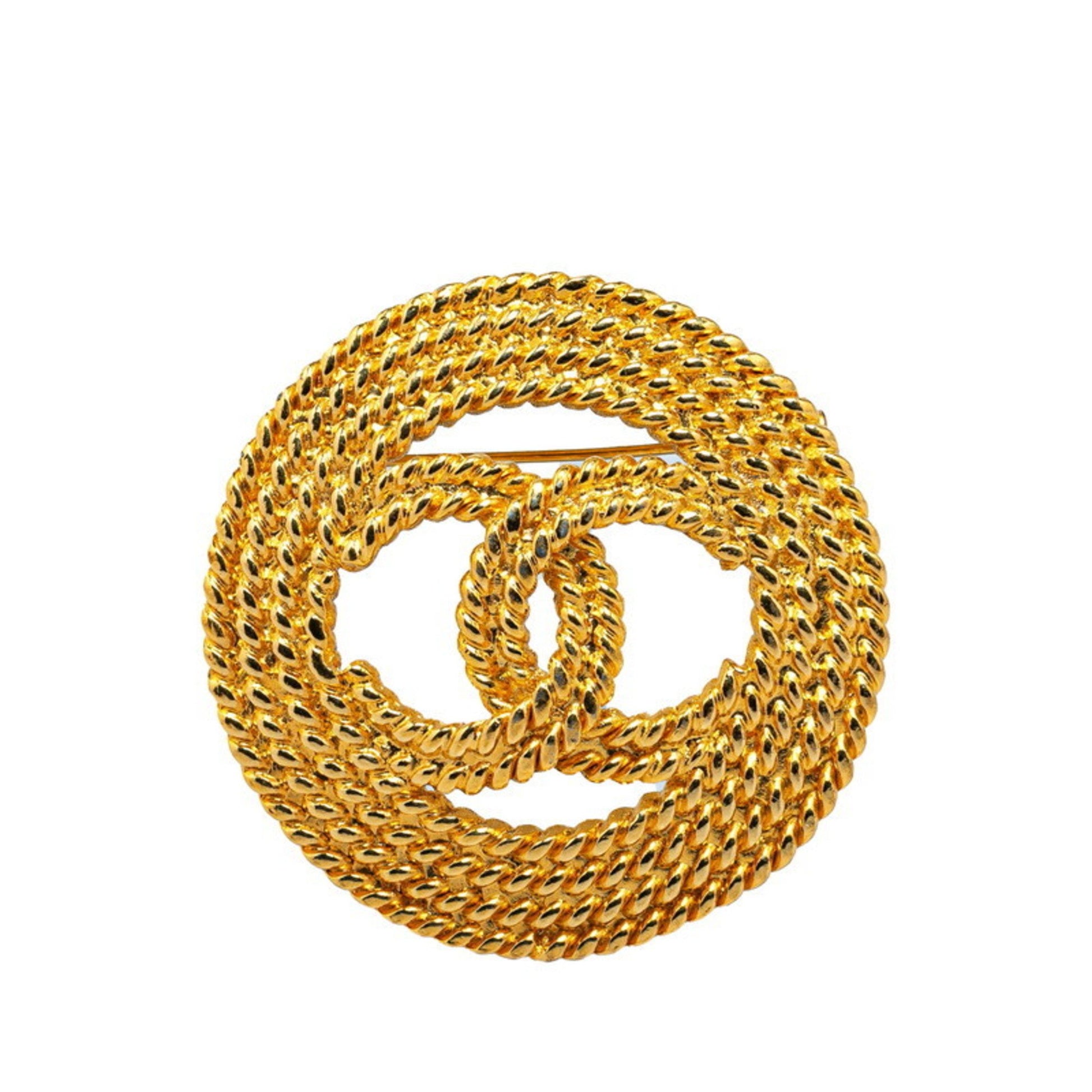 Chanel Coco Mark, Gold, Gold Plated, brooch