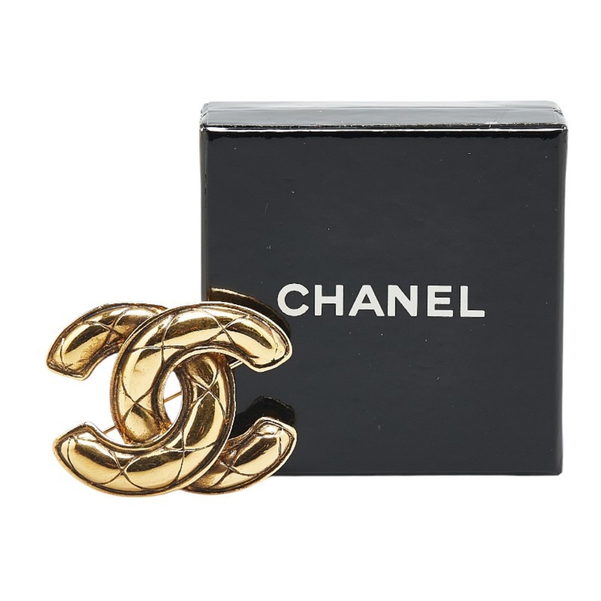 Chanel Coco Mark, Gold, Gold Plated, brooch