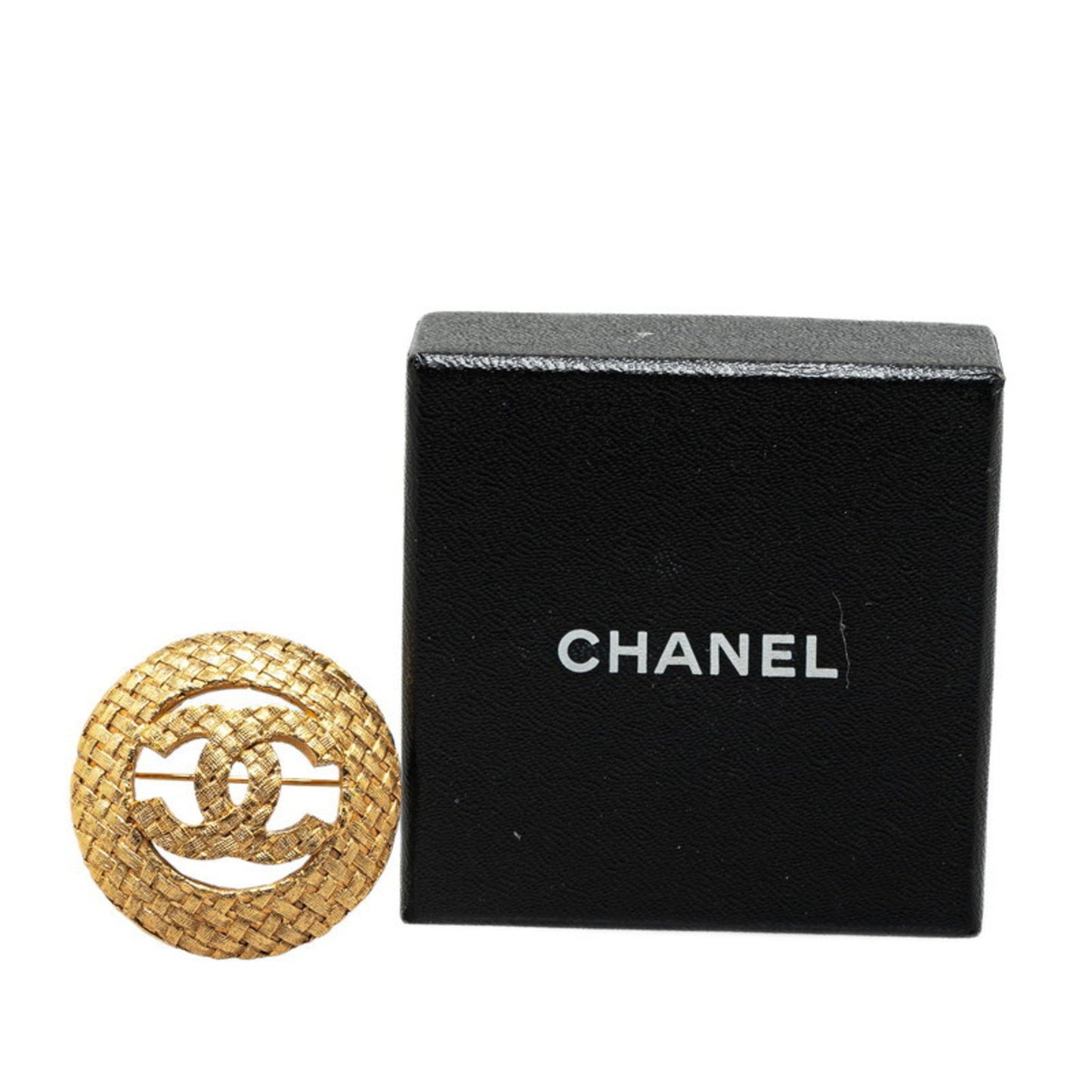 Chanel Coco Mark, Gold, Gold Plated, brooch