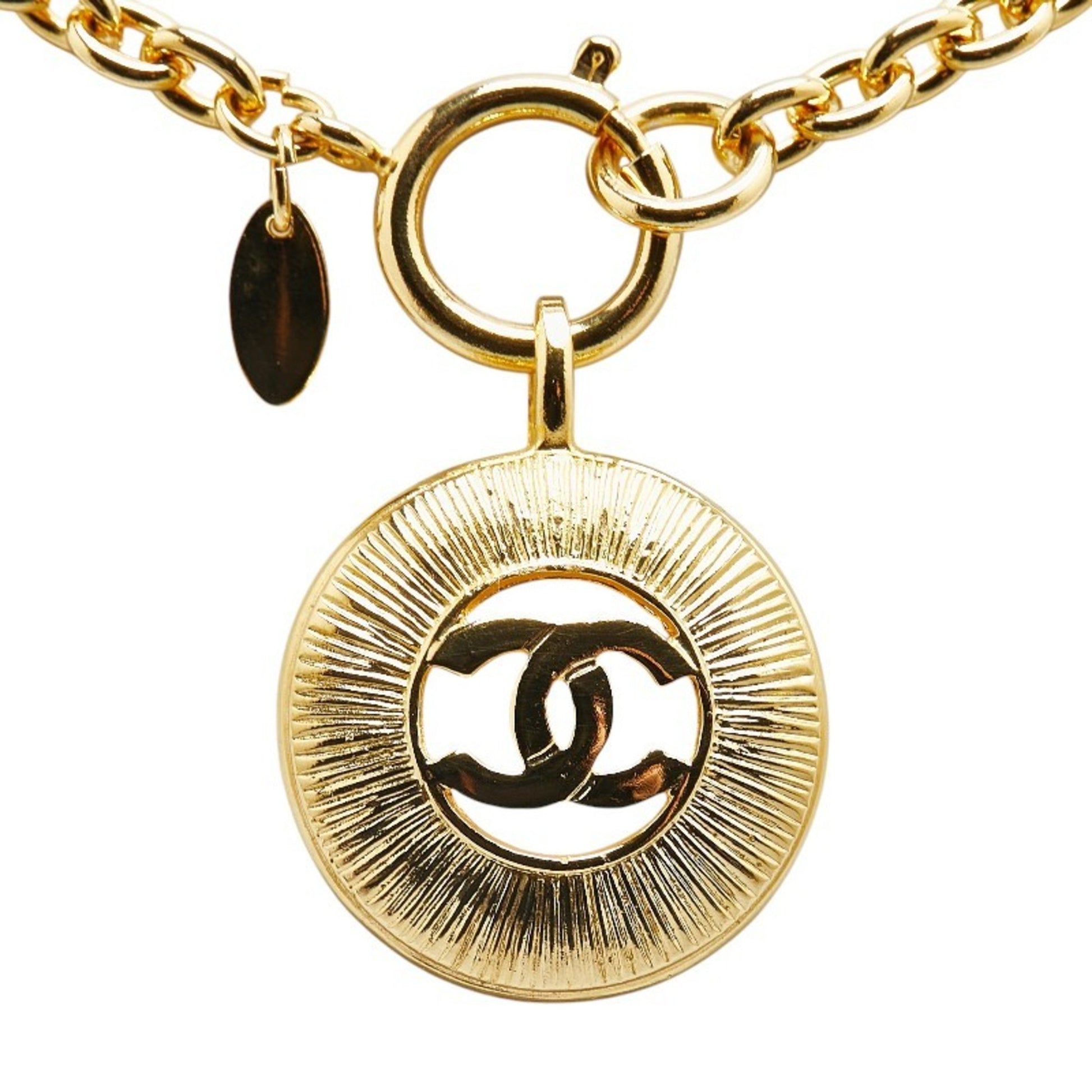 Chanel Coco Mark, Gold, Gold Plated, necklace