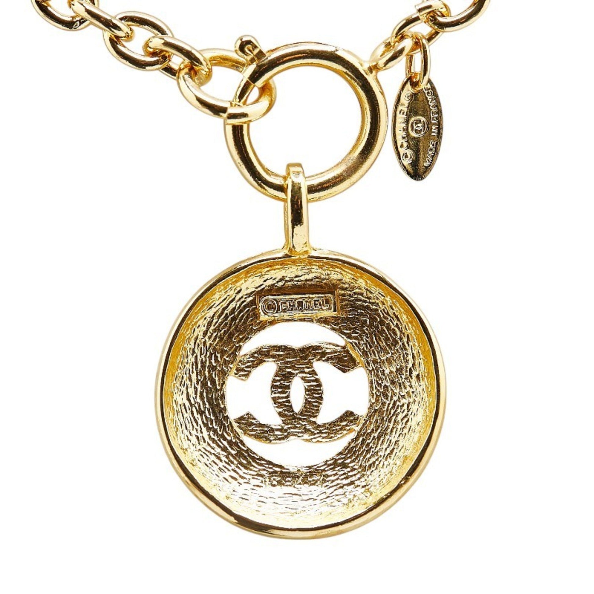 Chanel Coco Mark, Gold, Gold Plated, necklace