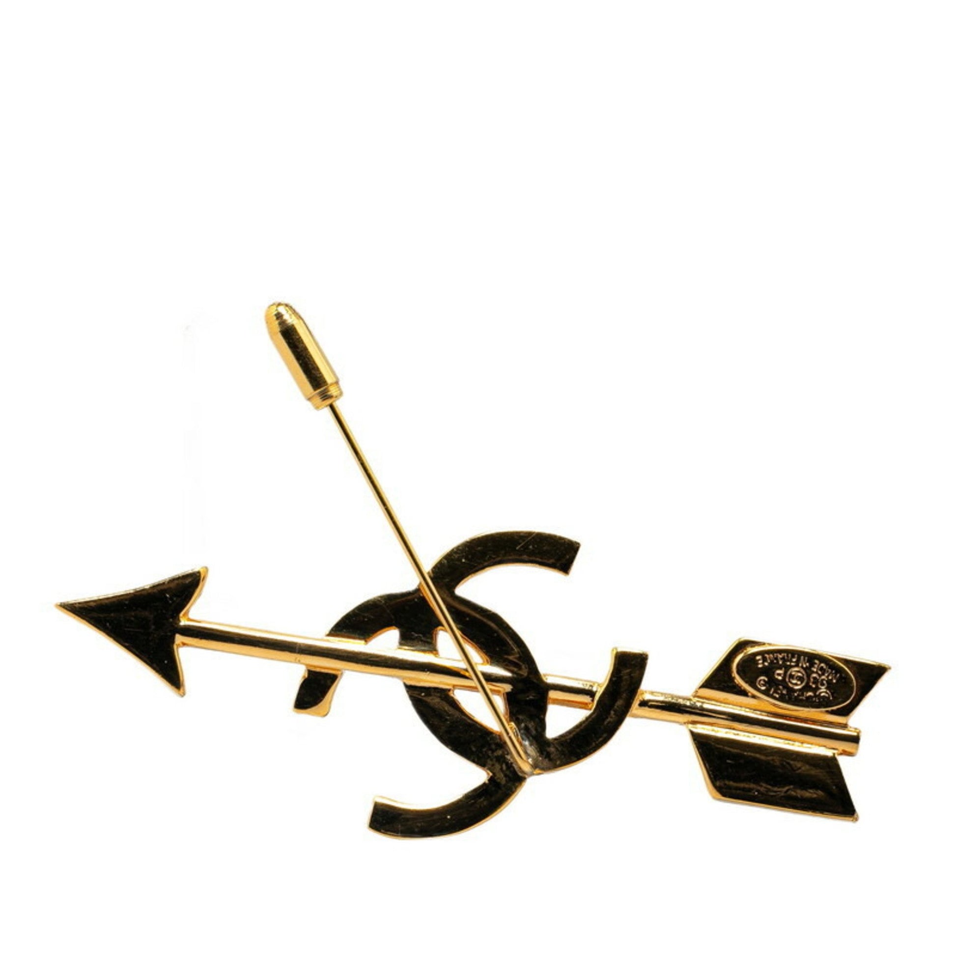 Chanel Coco Mark, Gold, Gold Plated, brooch