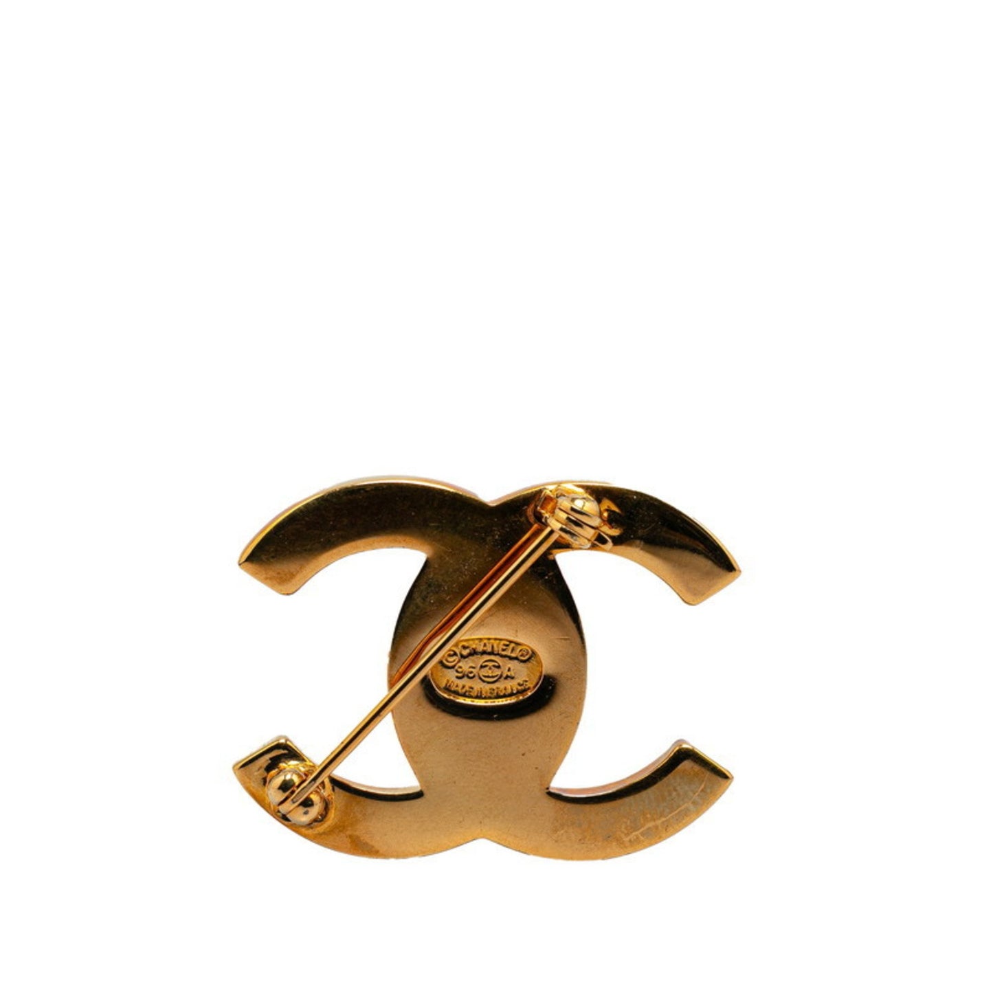 Chanel Coco Mark, Gold, Gold Plated, brooch