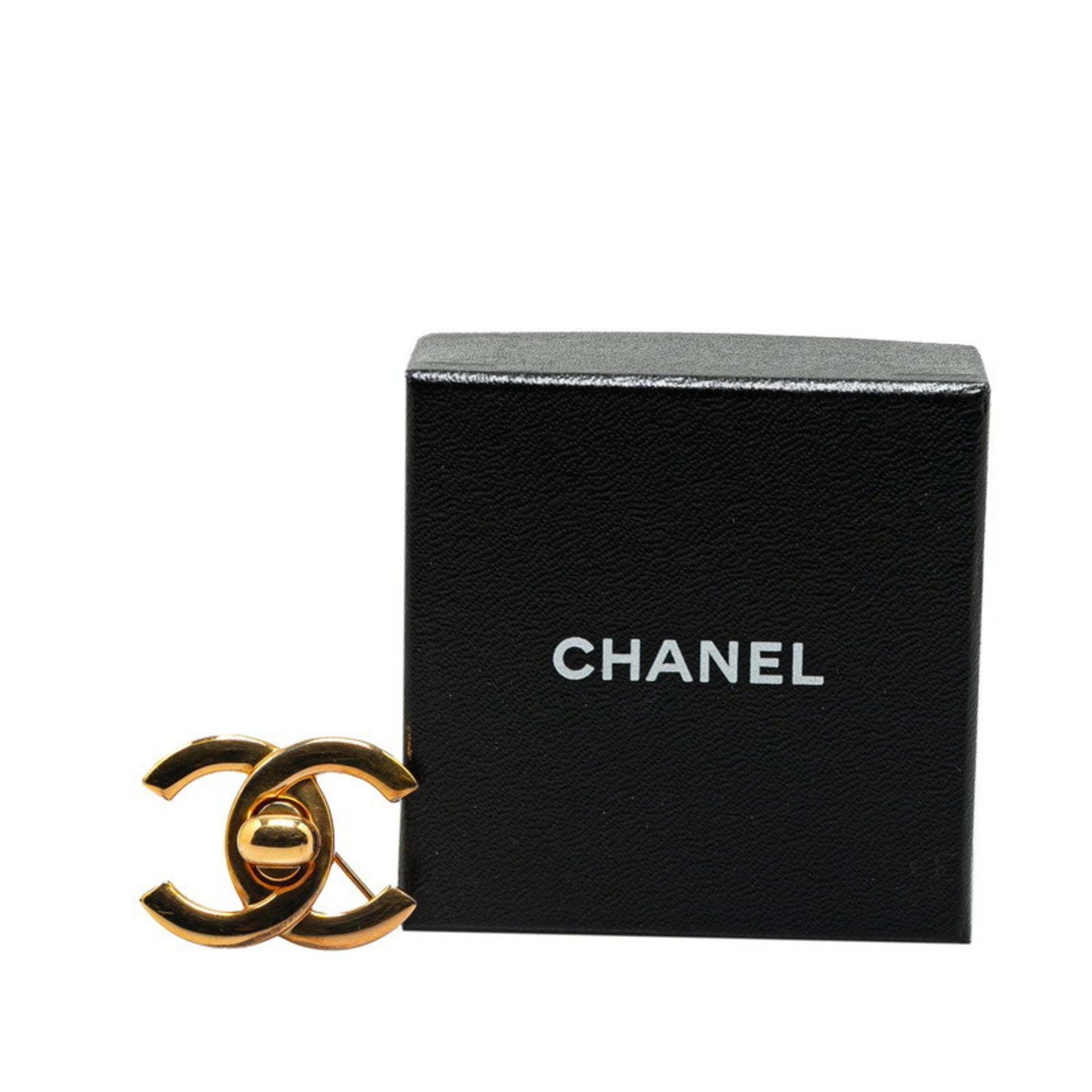 Chanel Coco Mark, Gold, Gold Plated, brooch