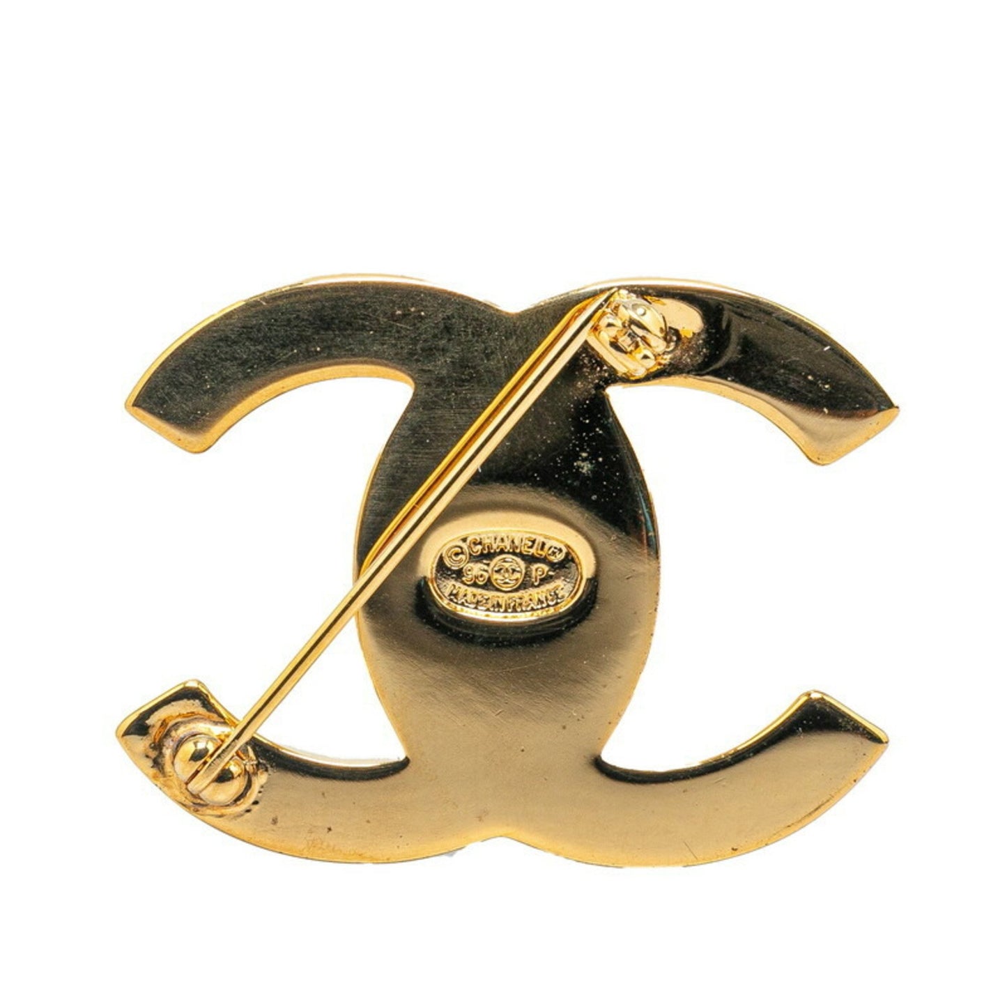 Chanel Coco Mark, Gold, Gold Plated, brooch