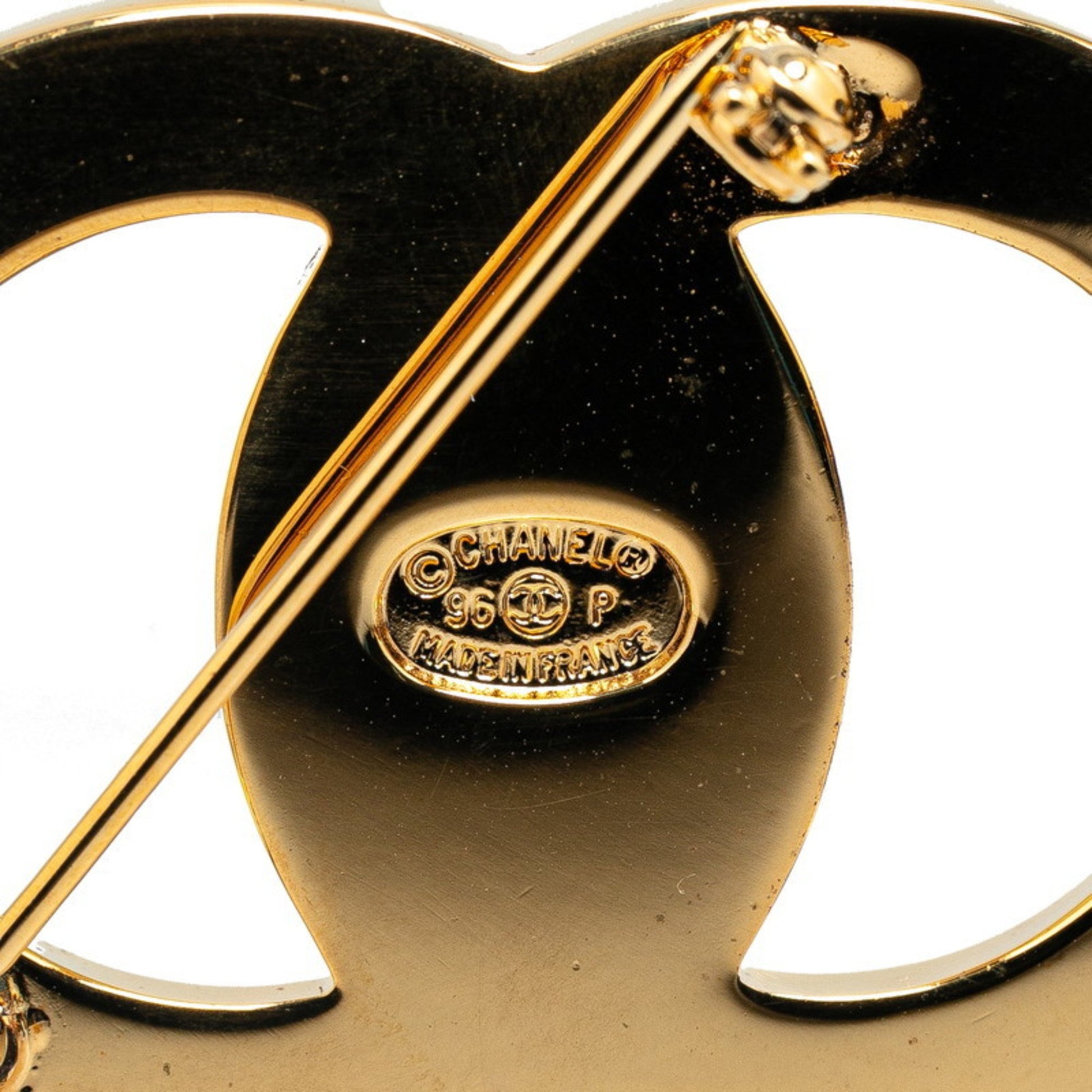 Chanel Coco Mark, Gold, Gold Plated, brooch