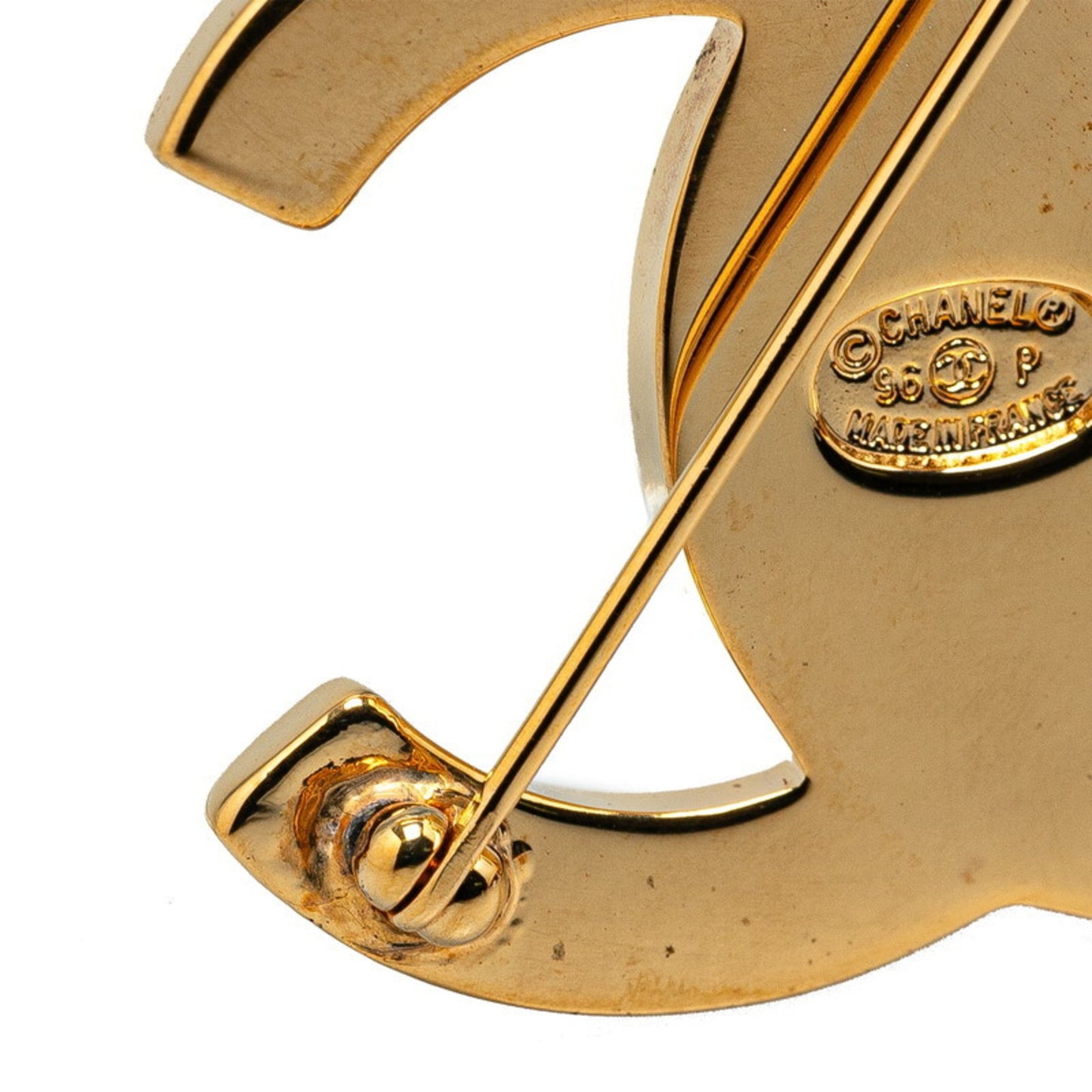 Chanel Coco Mark, Gold, Gold Plated, brooch