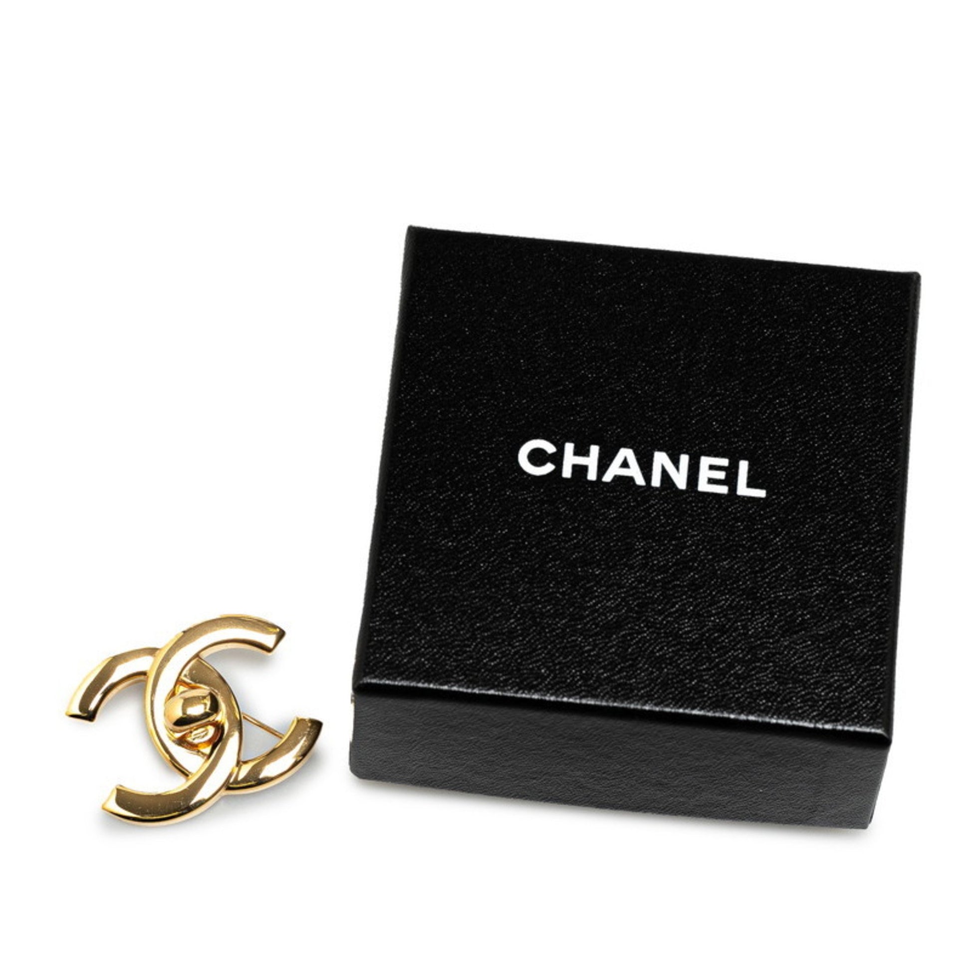 Chanel Coco Mark, Gold, Gold Plated, brooch