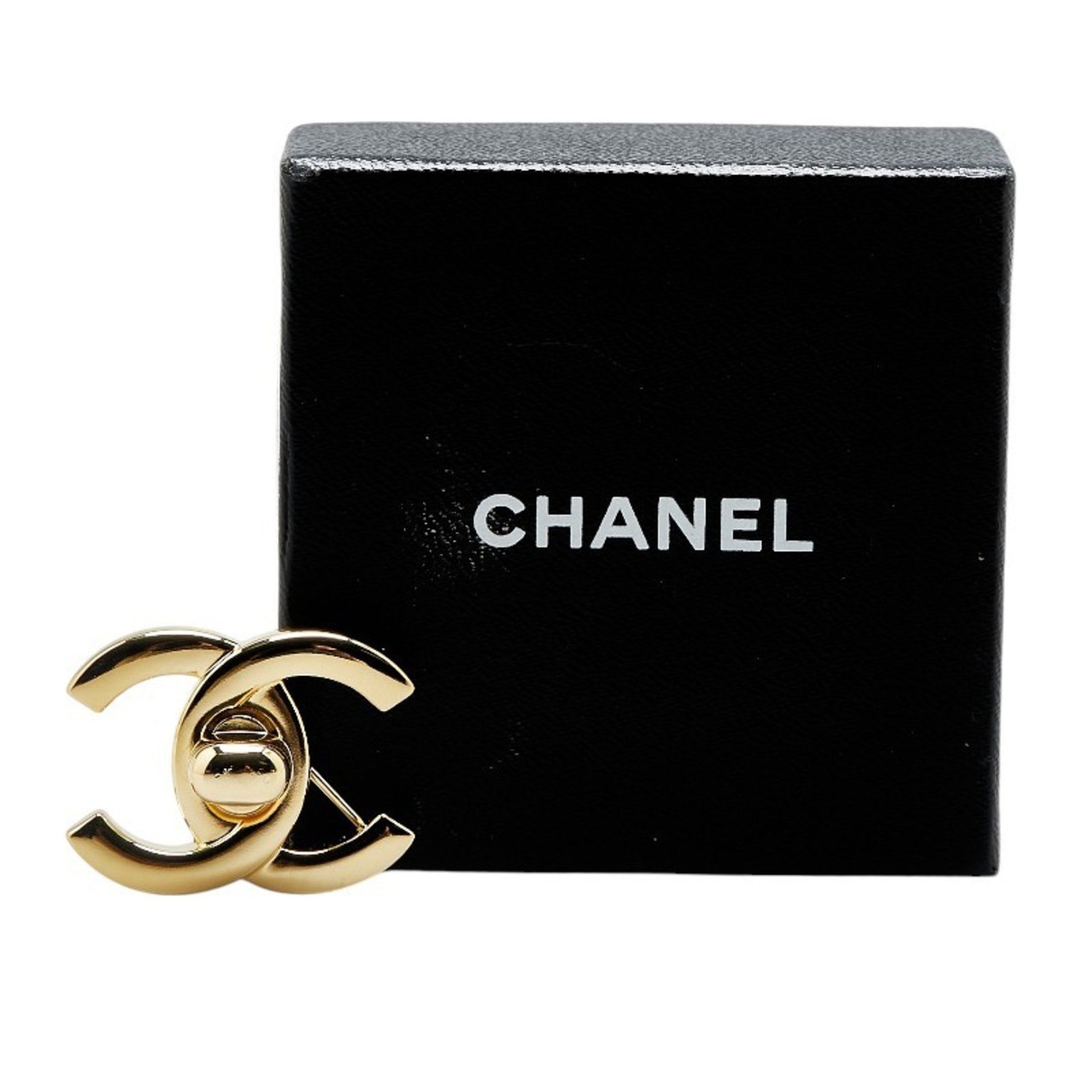 Chanel Coco Mark, Gold, Gold Plated, brooch