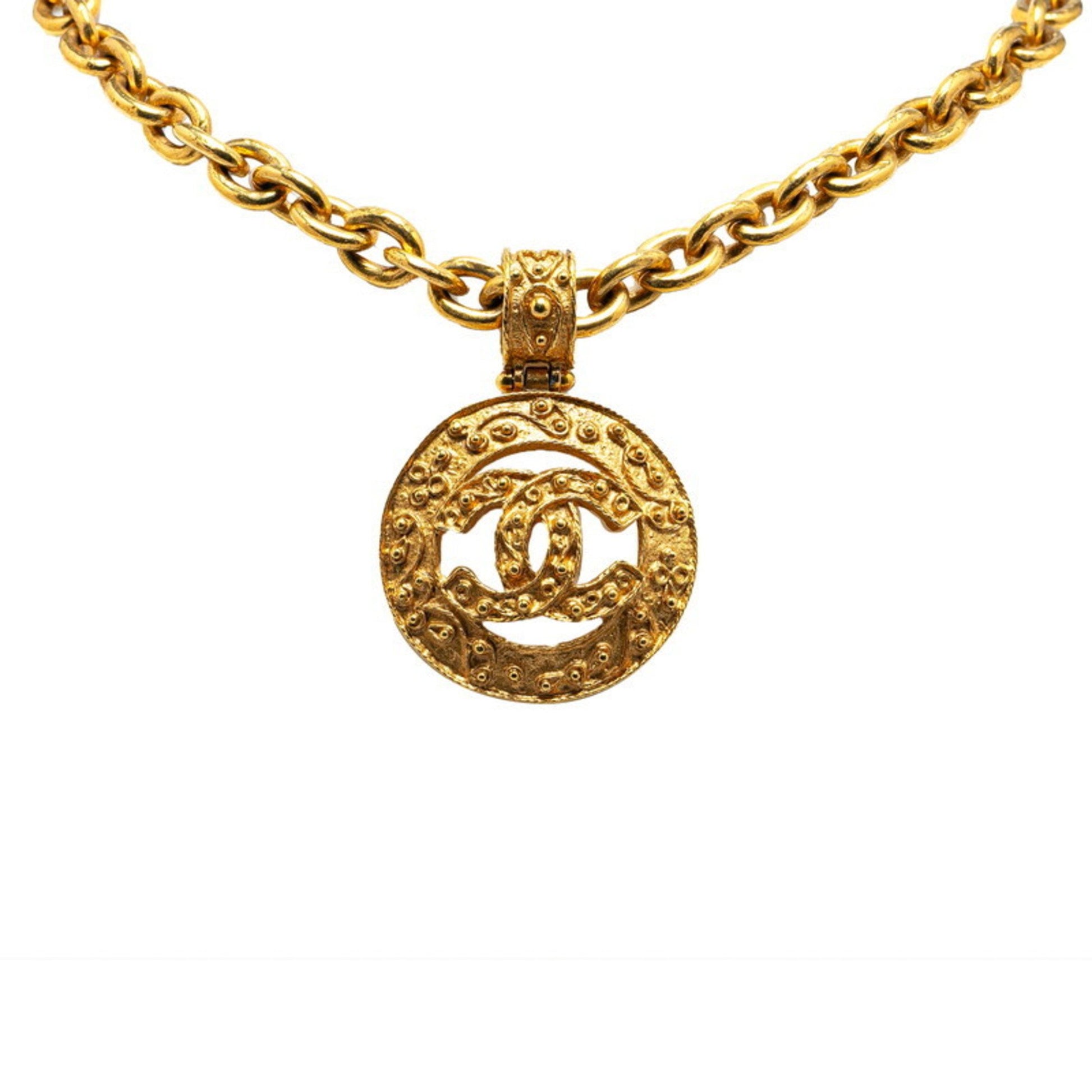 Chanel Coco Mark, Gold, Gold Plated, necklace