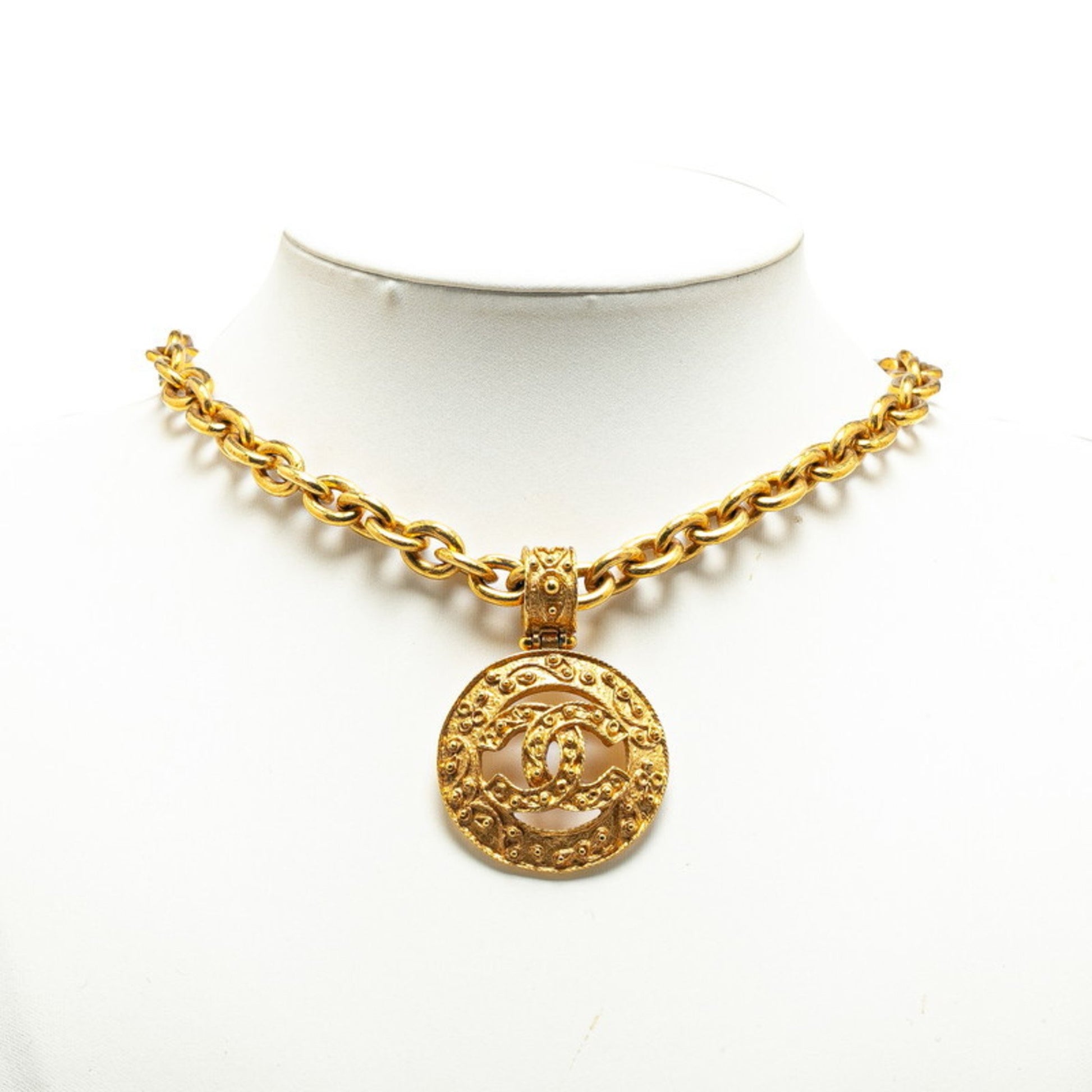 Chanel Coco Mark, Gold, Gold Plated, necklace