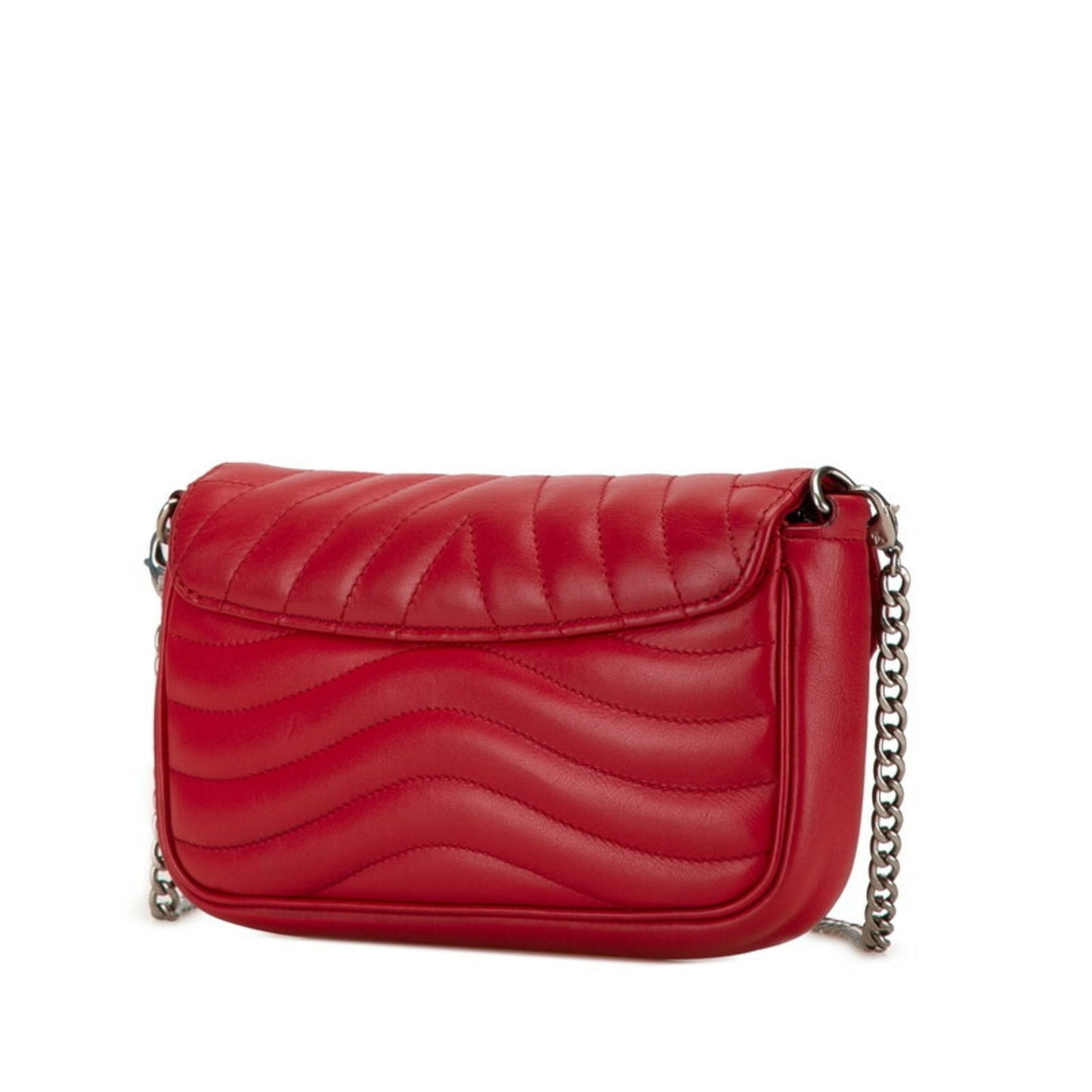 Louis Vuitton New Wave, Red, Leather, clutch