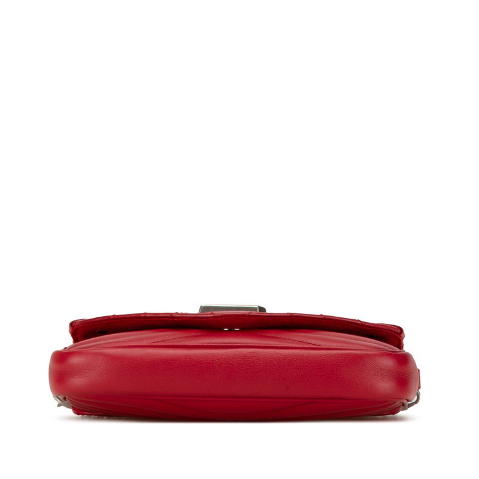 Louis Vuitton New Wave, Red, Leather, clutch