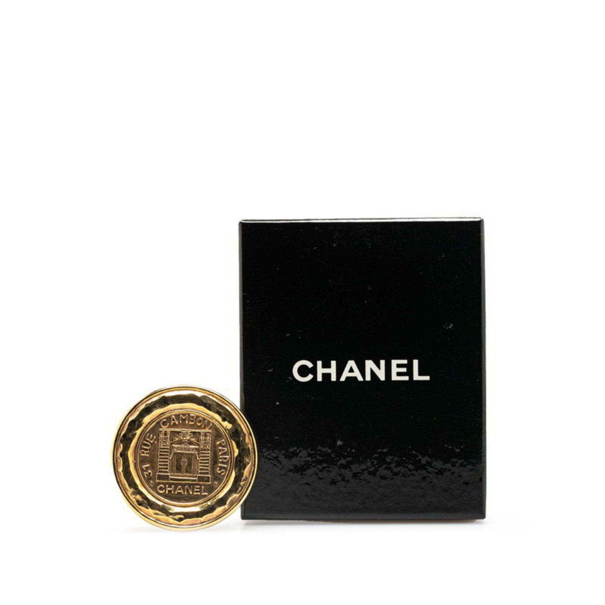 Chanel Cambon, Gold, Gold Plated, brooch