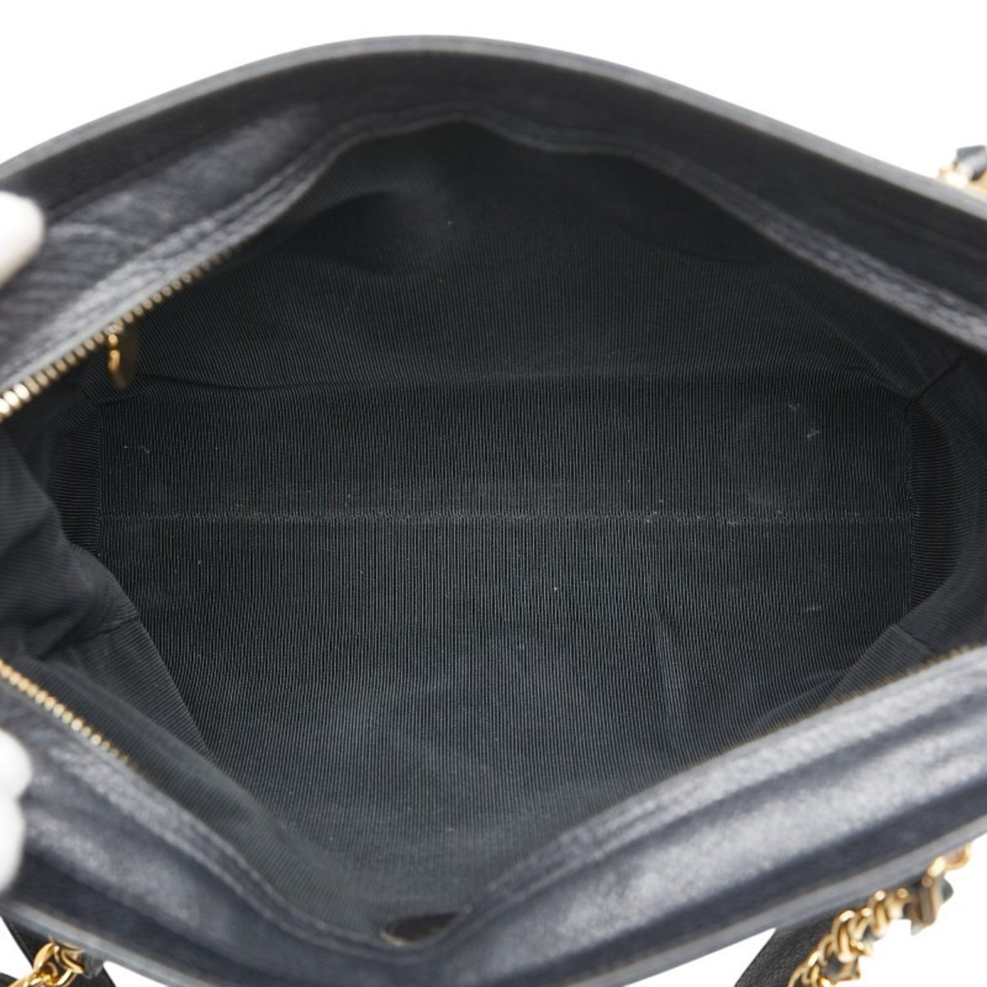 Chanel Triple coco, Black, Leather, shoulder