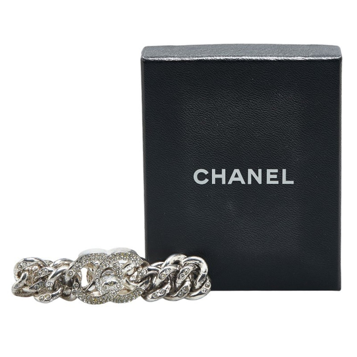 Chanel Coco Mark, Silver, Metal, bracelet