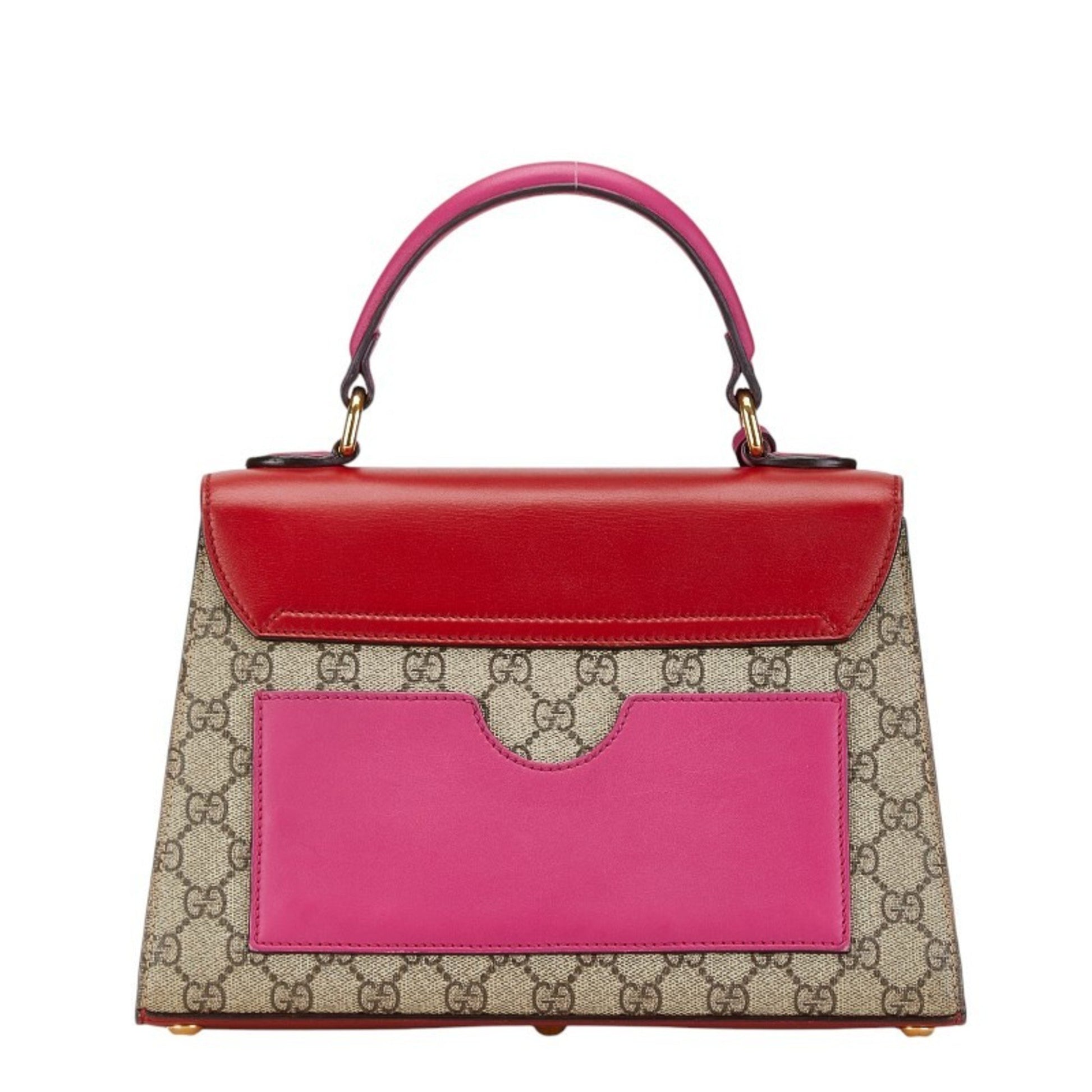 Gucci Padlock, Beige, "CANVAS, LEATHER", handbag