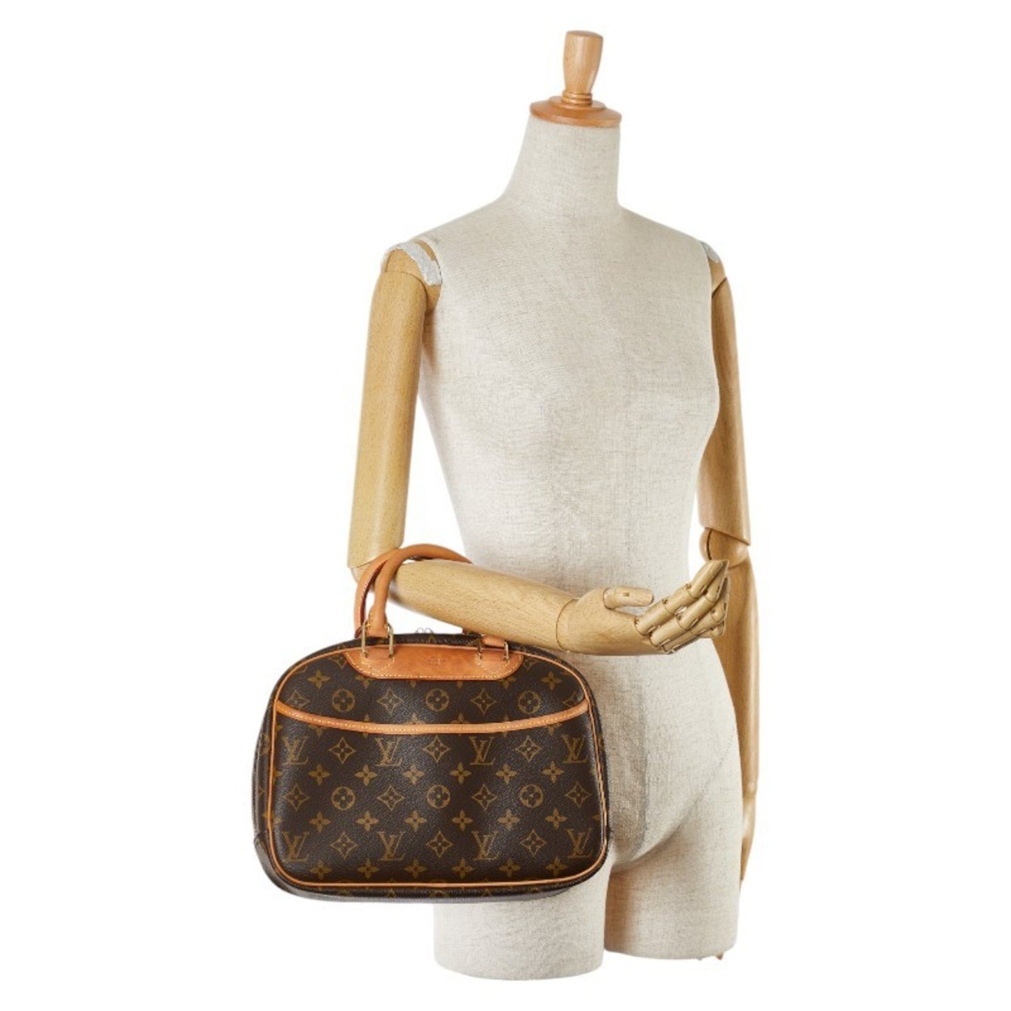 Louis Vuitton Trouville, Brown, Canvas, handbag