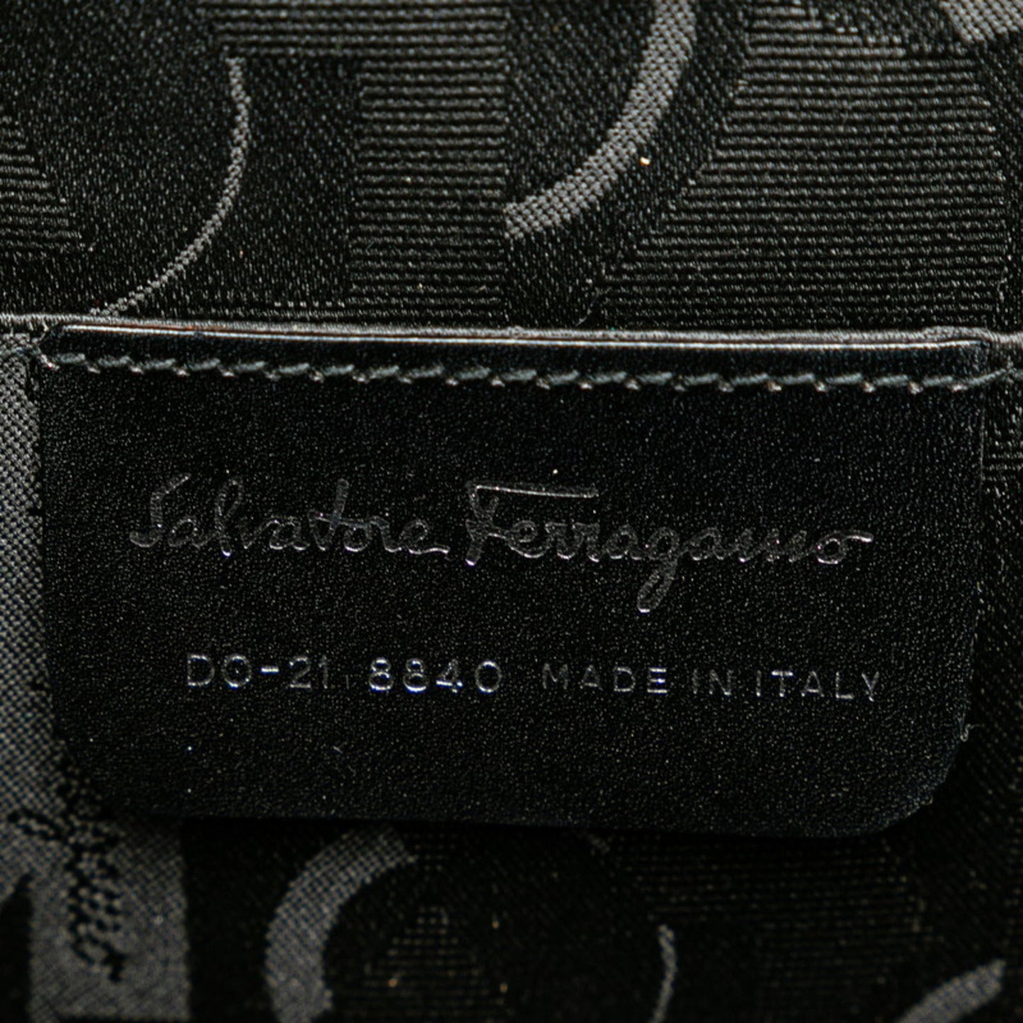 Salvatore Ferragamo Gancini, Silver, Metal, handbag