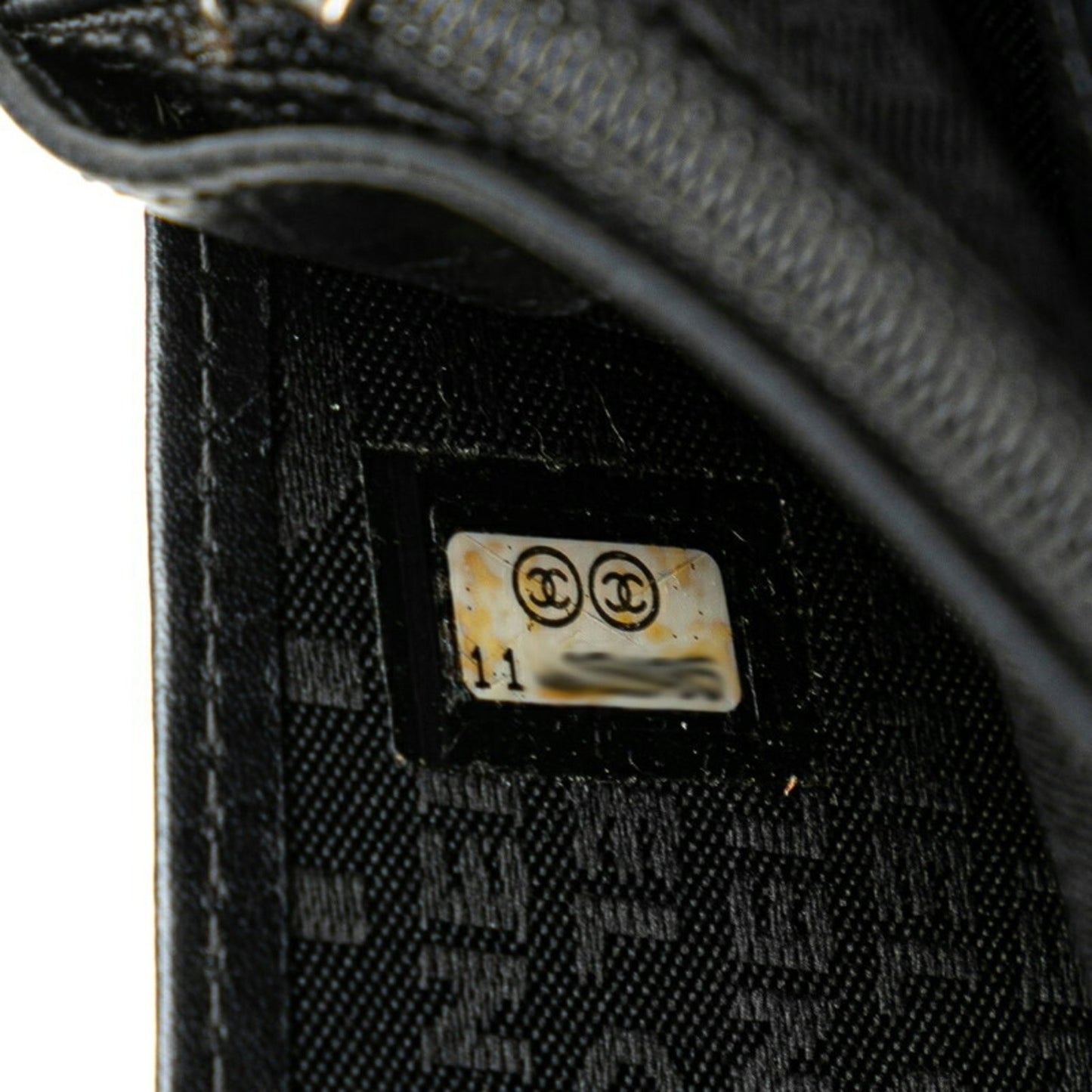 Chanel Cambon, Black, Leather, wallet