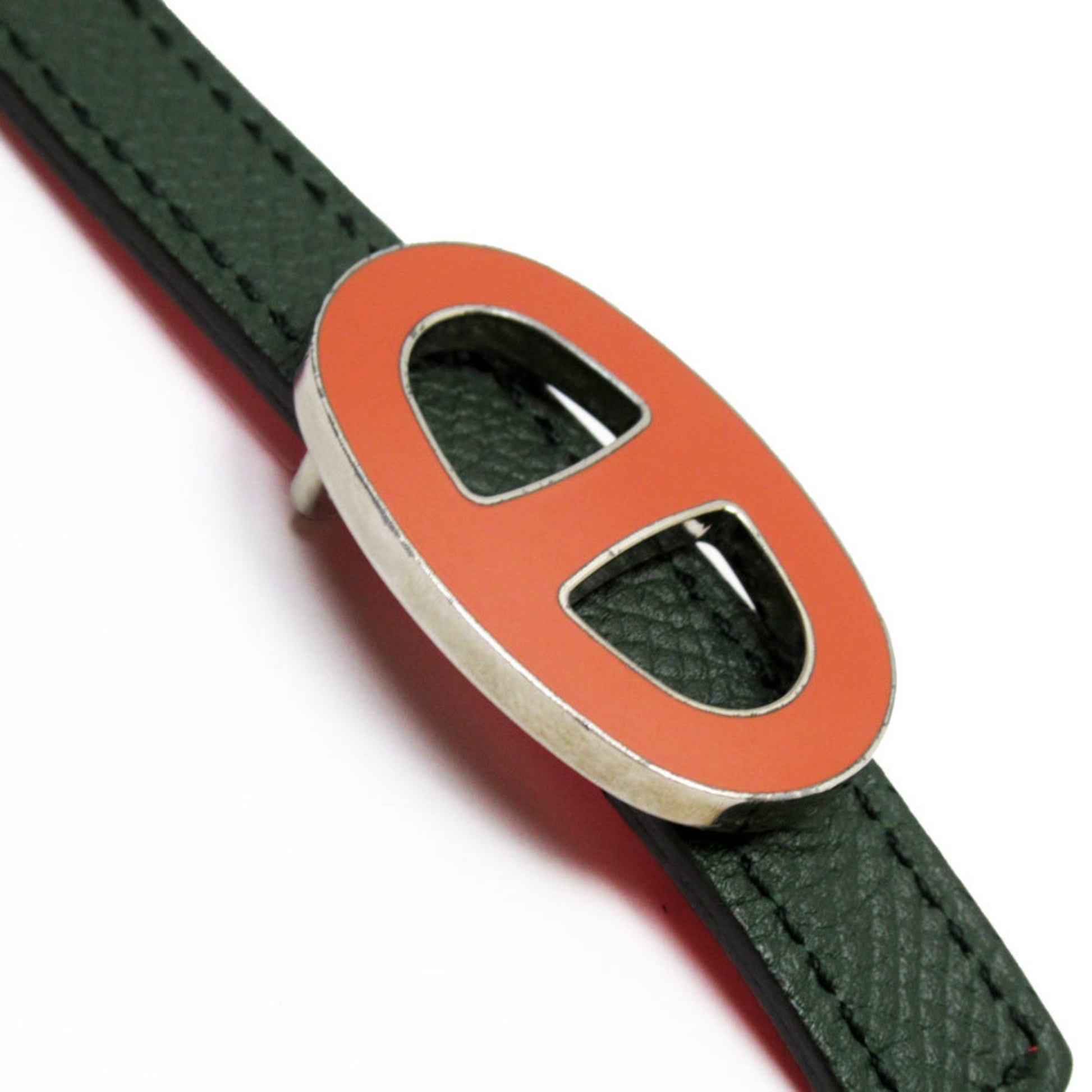 Hermès Chaine d'ancre, Black, Leather, belt