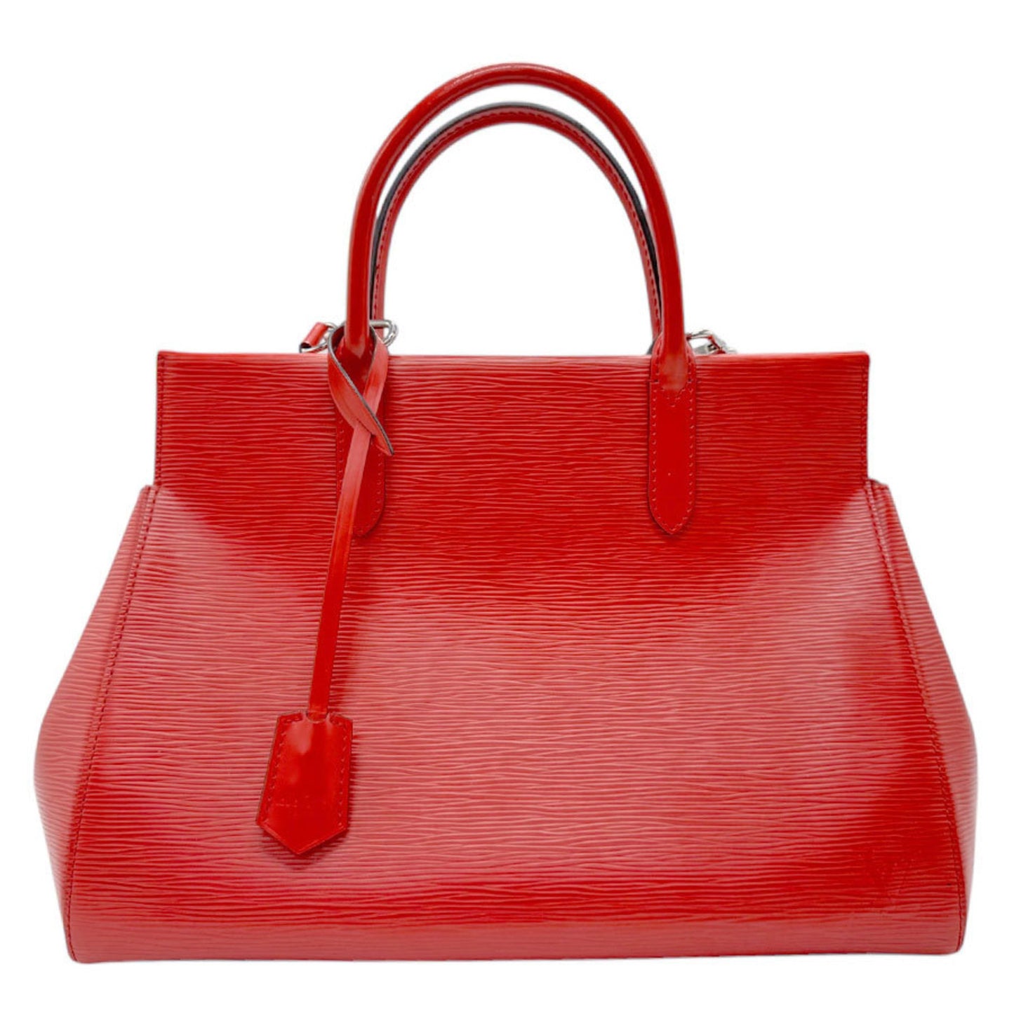 Louis Vuitton Marly, Red, Leather, handbag