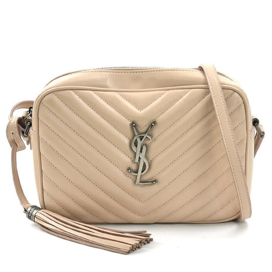 Saint Laurent Lou, Beige, Leather, shoulder