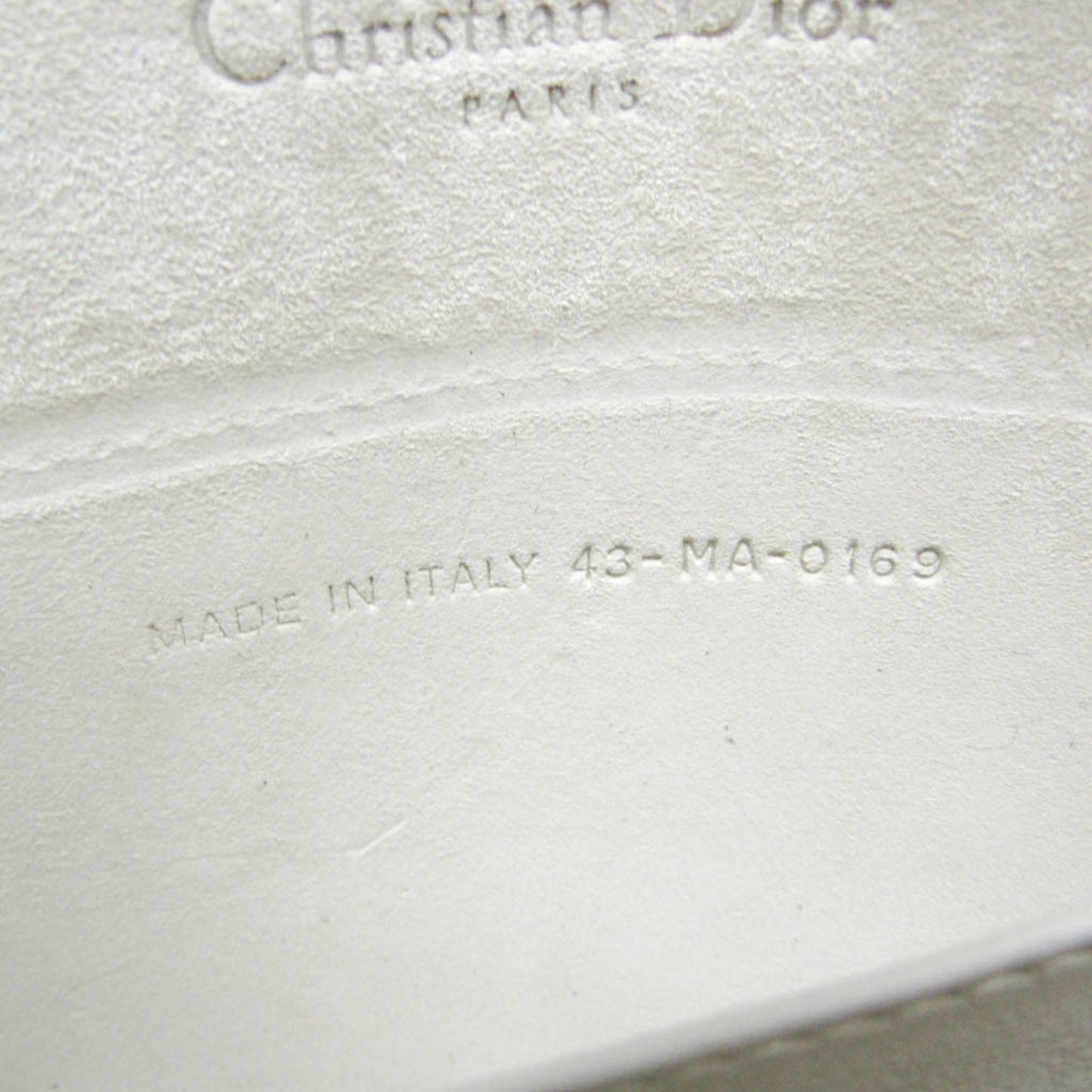 Dior Cannage/Lady, White, Leather, clutch