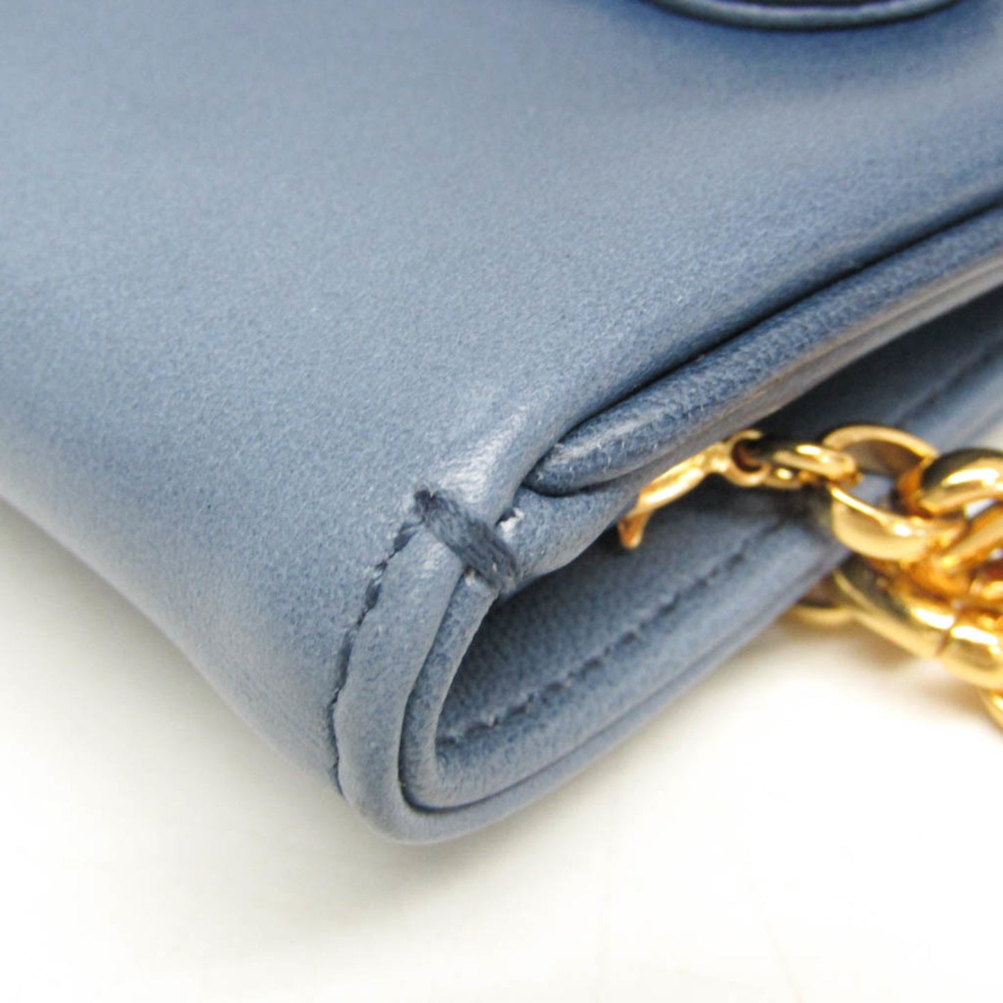 Dior --, Blue, Leather, clutch