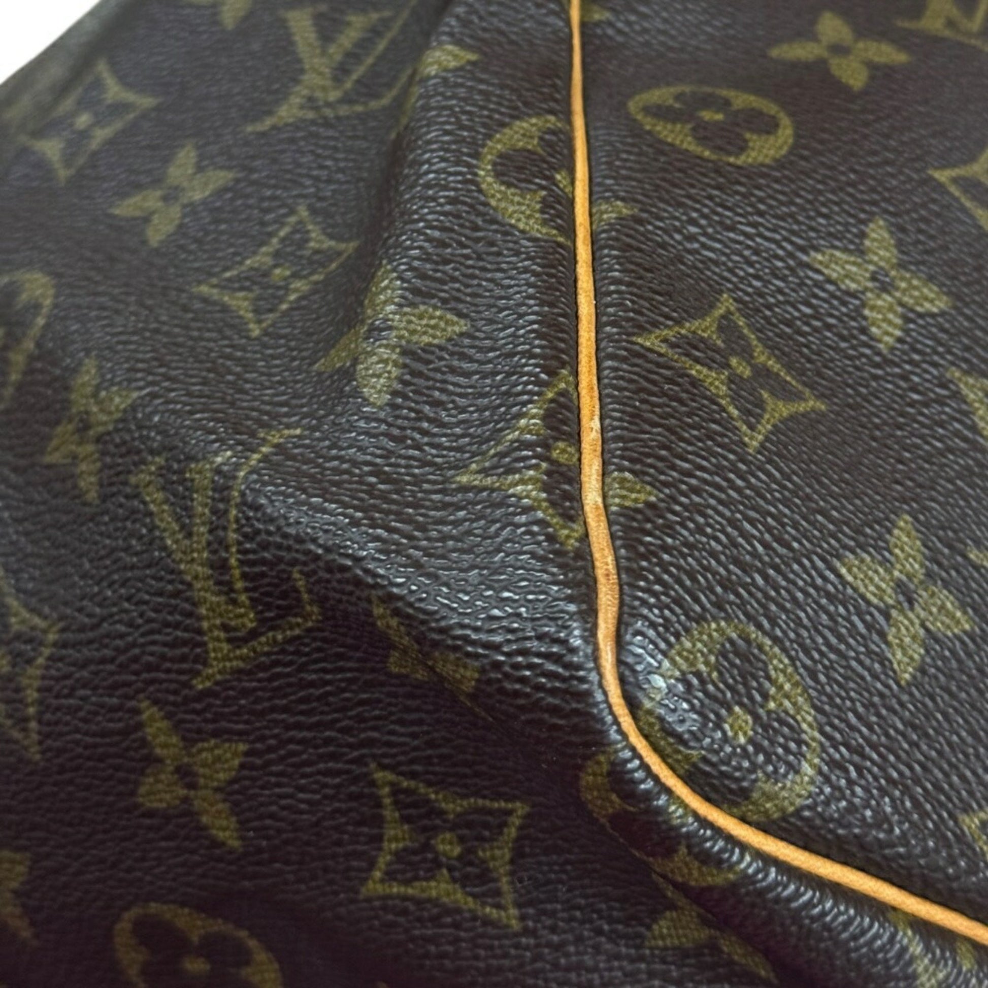 Louis Vuitton Speedy 40, Brown, Canvas, travel
