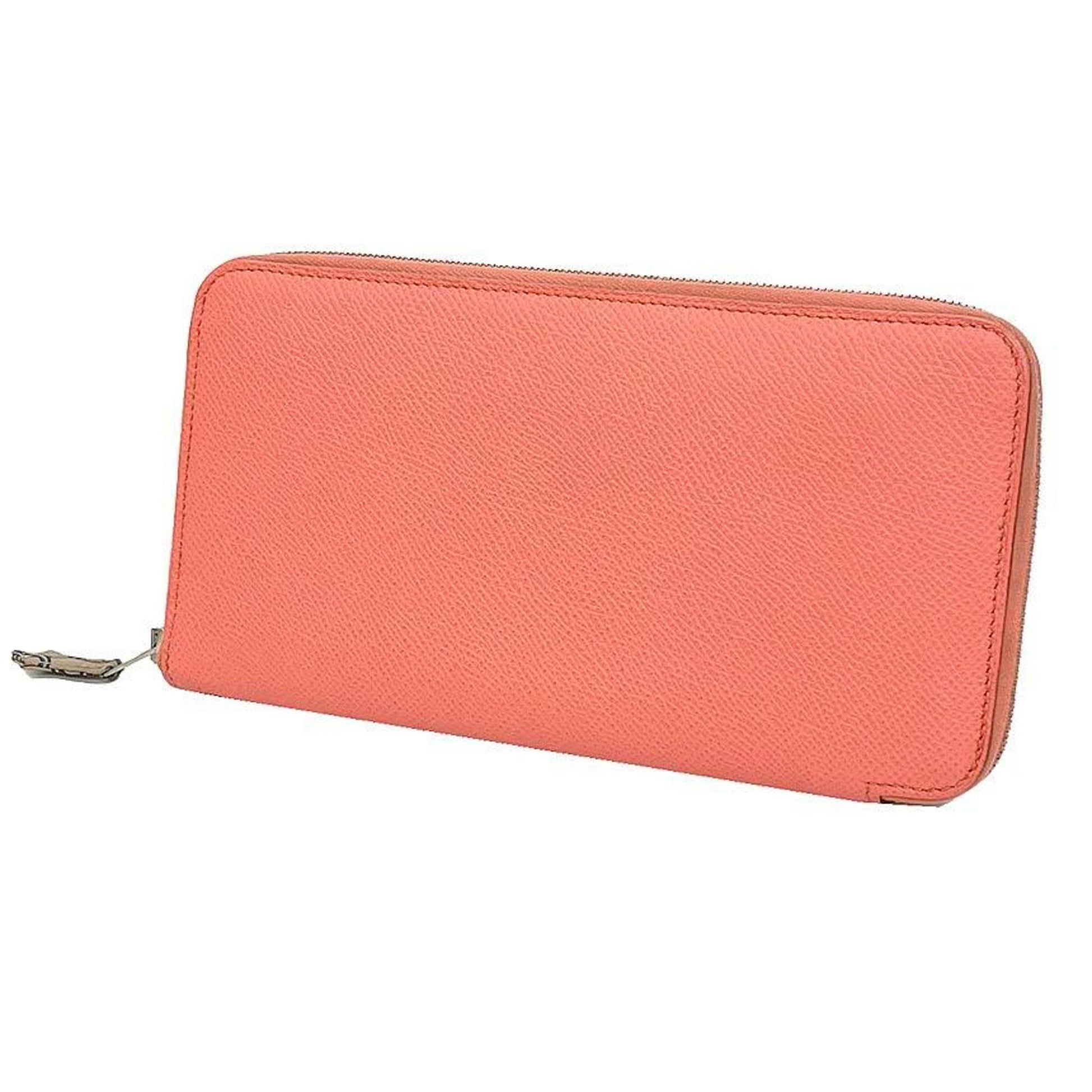 Hermès Azap, Pink, Leather, wallet