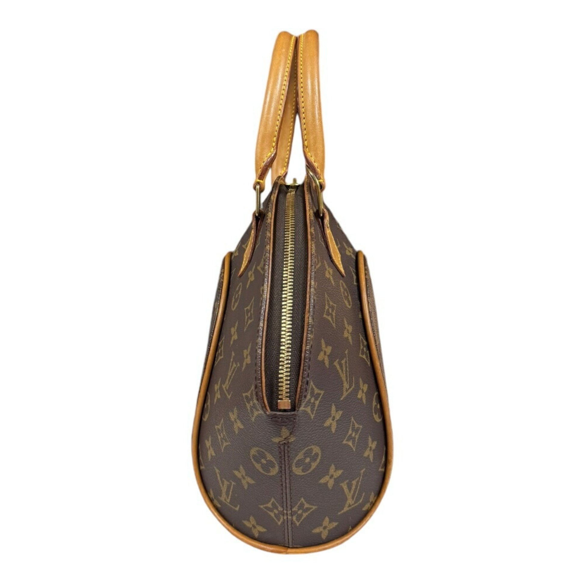 Louis Vuitton Ellipse PM, Brown, Canvas, handbag