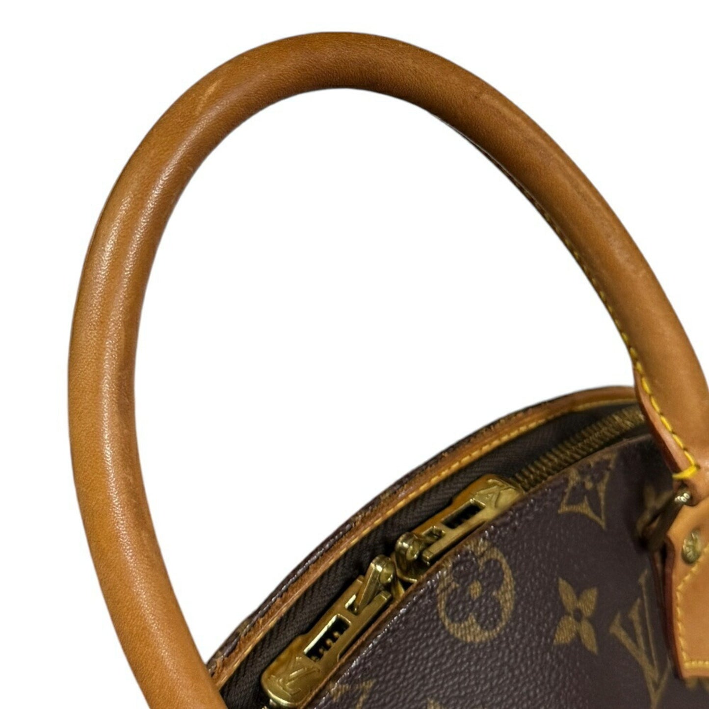 Louis Vuitton Ellipse PM, Brown, Canvas, handbag