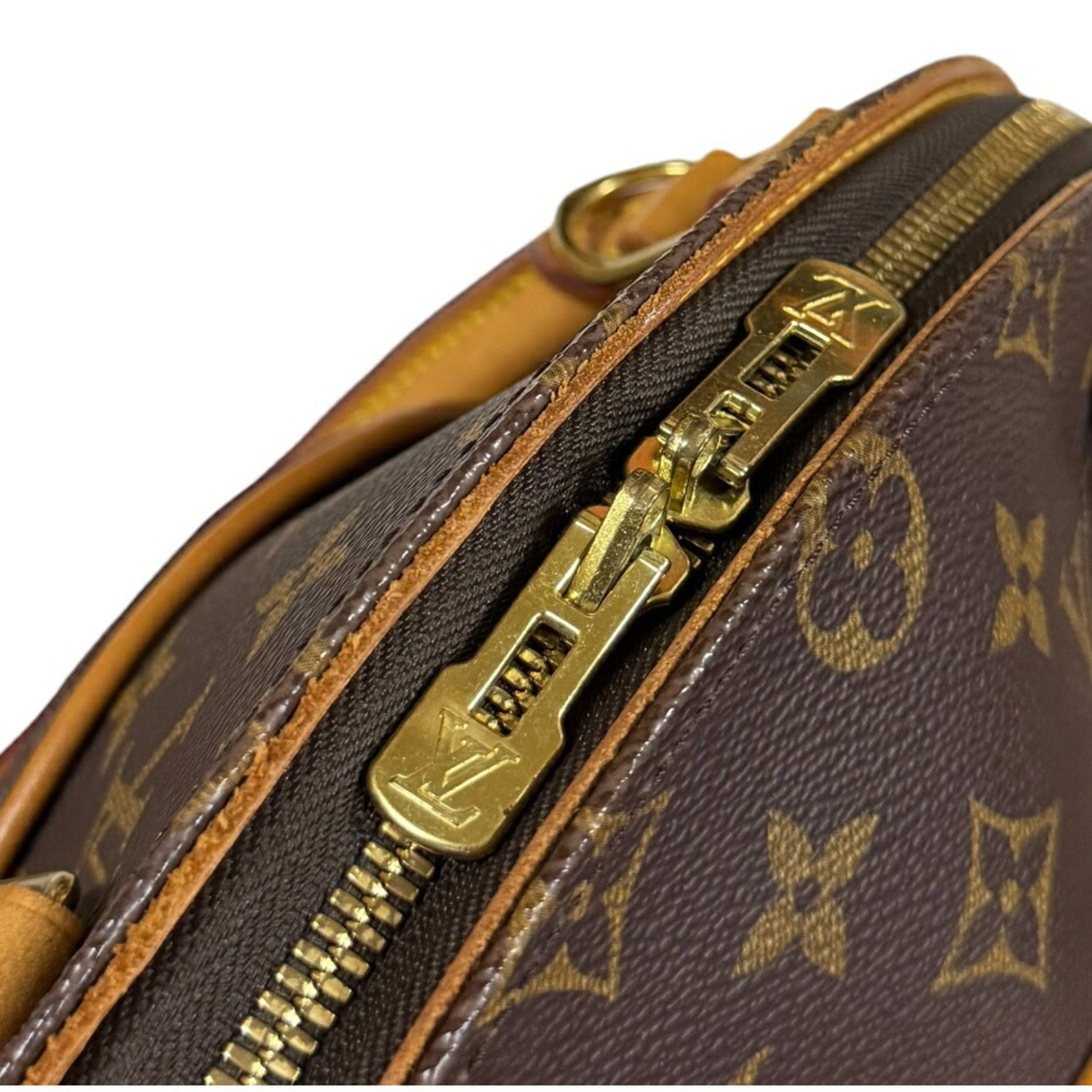 Louis Vuitton Ellipse PM, Brown, Canvas, handbag