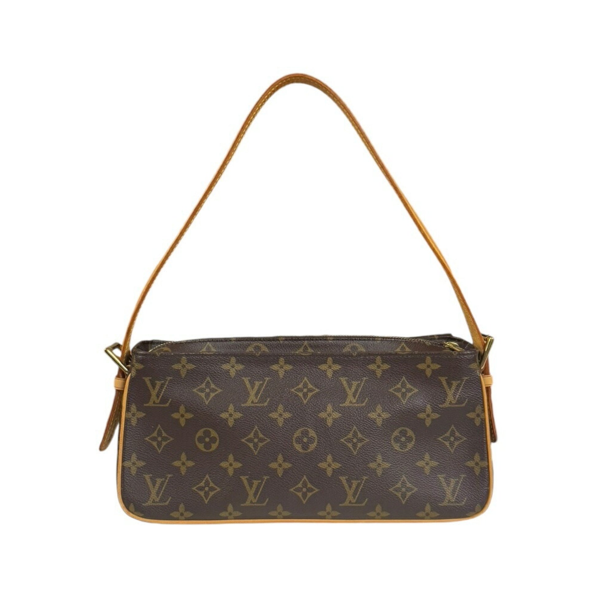 Louis Vuitton Viva Cité, Brown, Canvas, shoulder