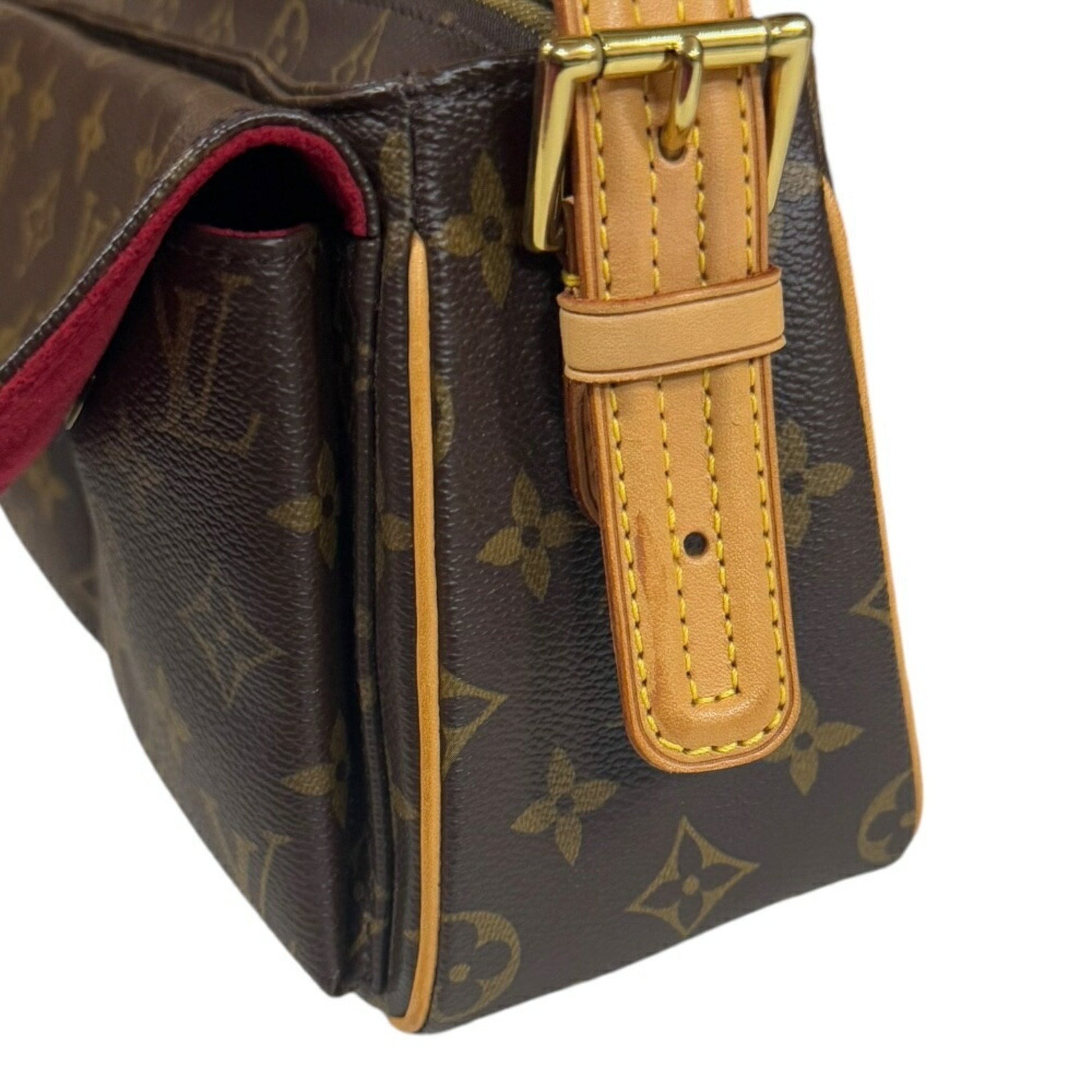 Louis Vuitton Viva Cité, Brown, Canvas, shoulder