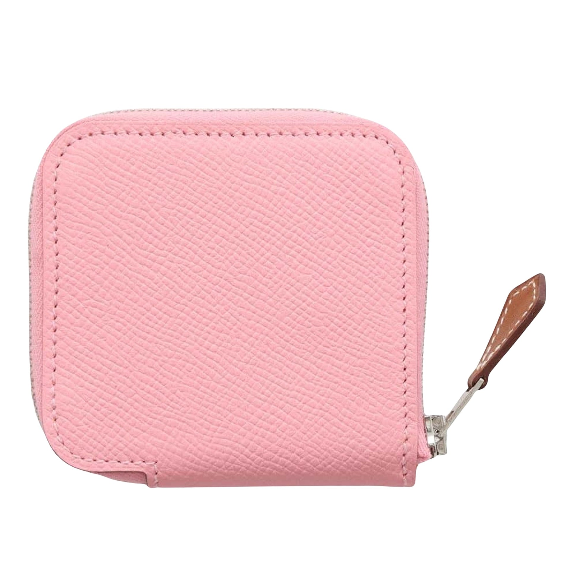 Hermès Silk'In, Pink, Leather, wallet