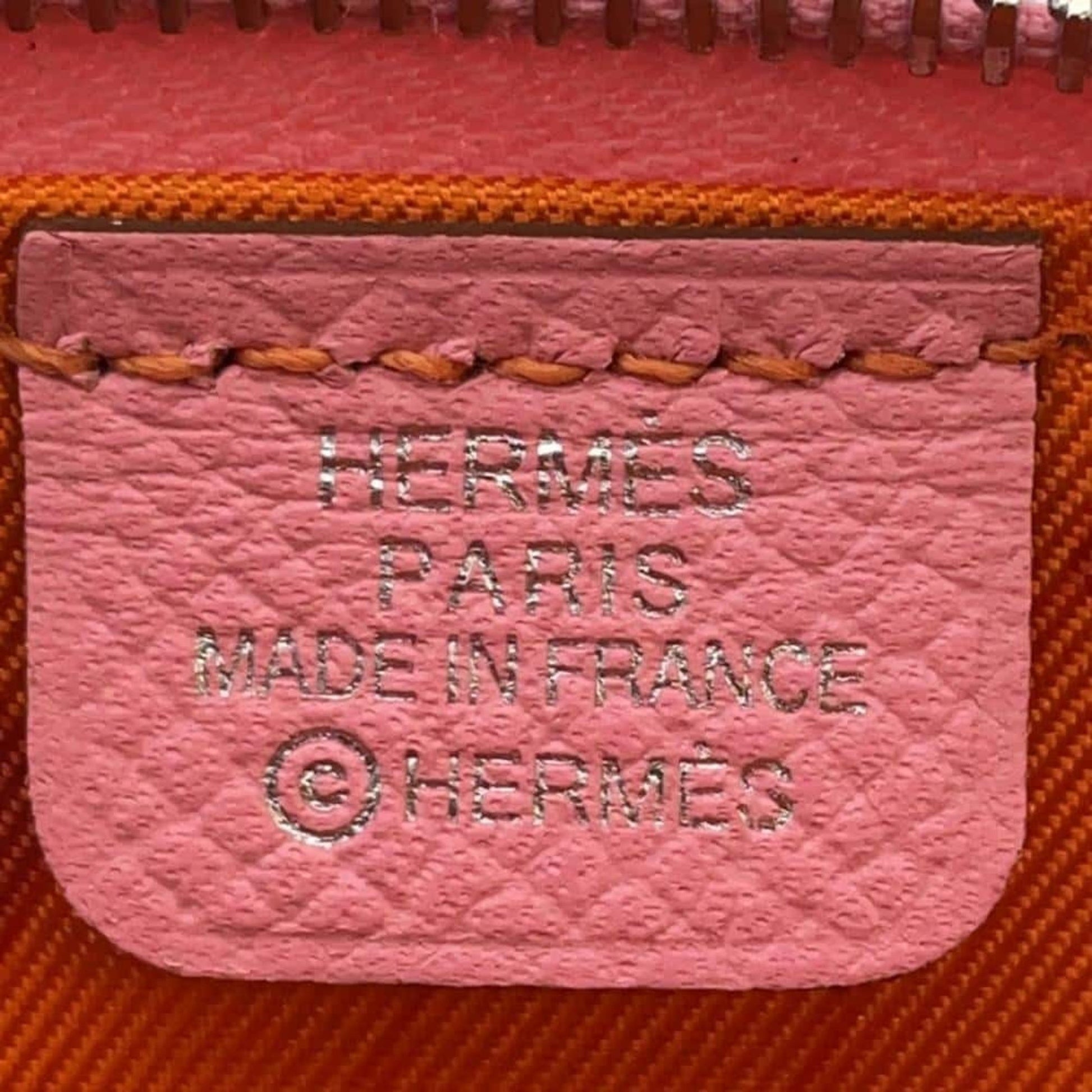 Hermès Silk'In, Pink, Leather, wallet