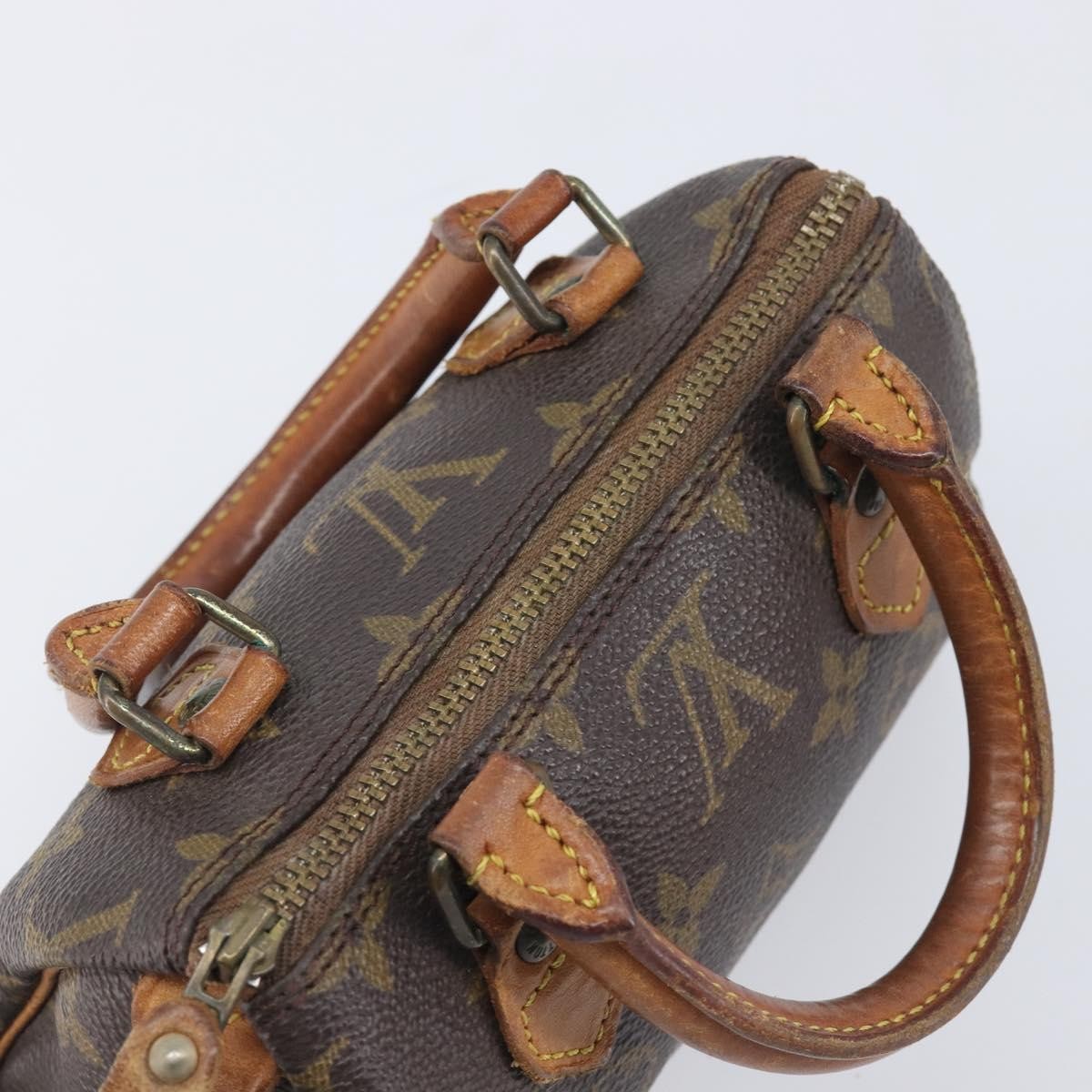 Louis Vuitton Speedy Mini HL Monogram Canvas, Brown, Canvas, Handbag