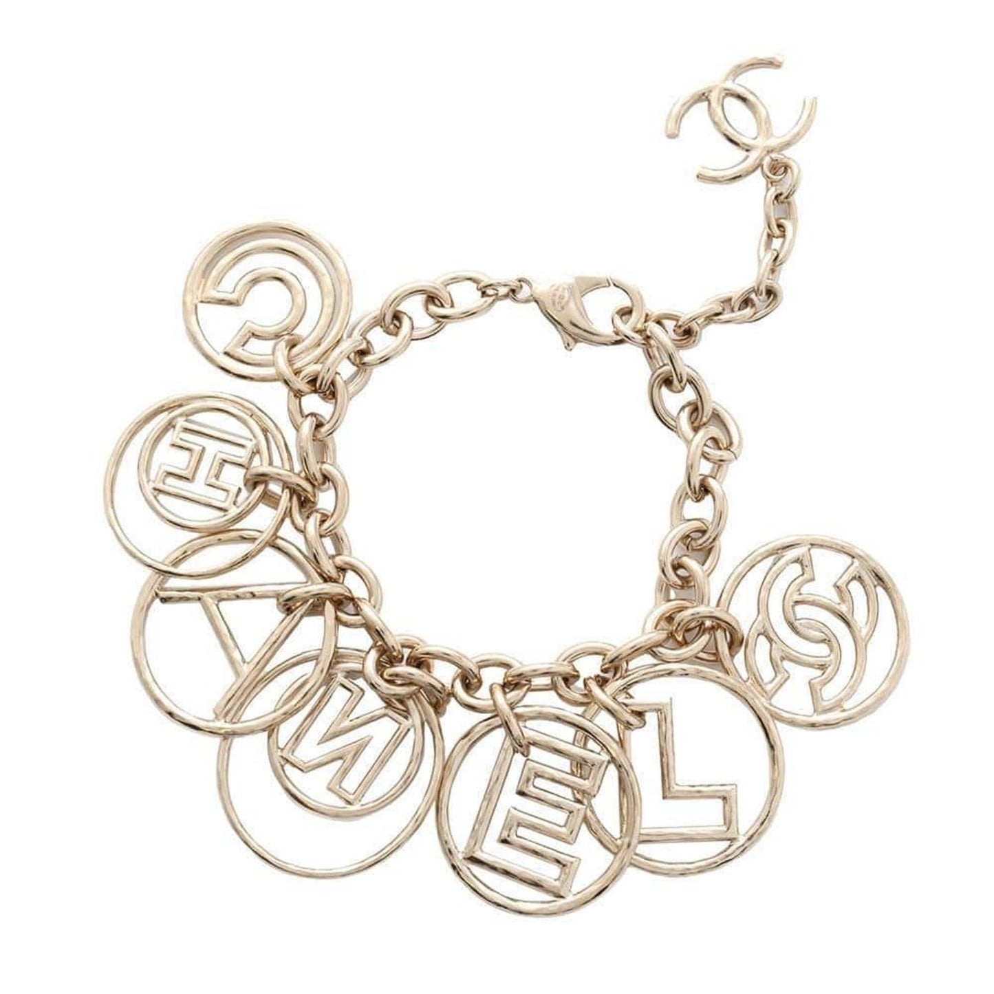 Chanel Coco Mark, Gold, Metal, bracelet