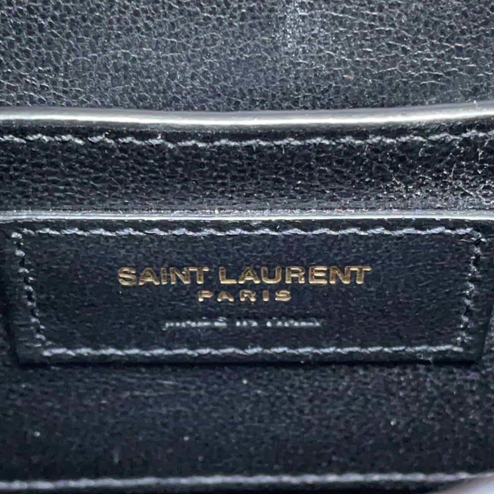 Saint Laurent Cassandra, Burgundy, Leather, handbag